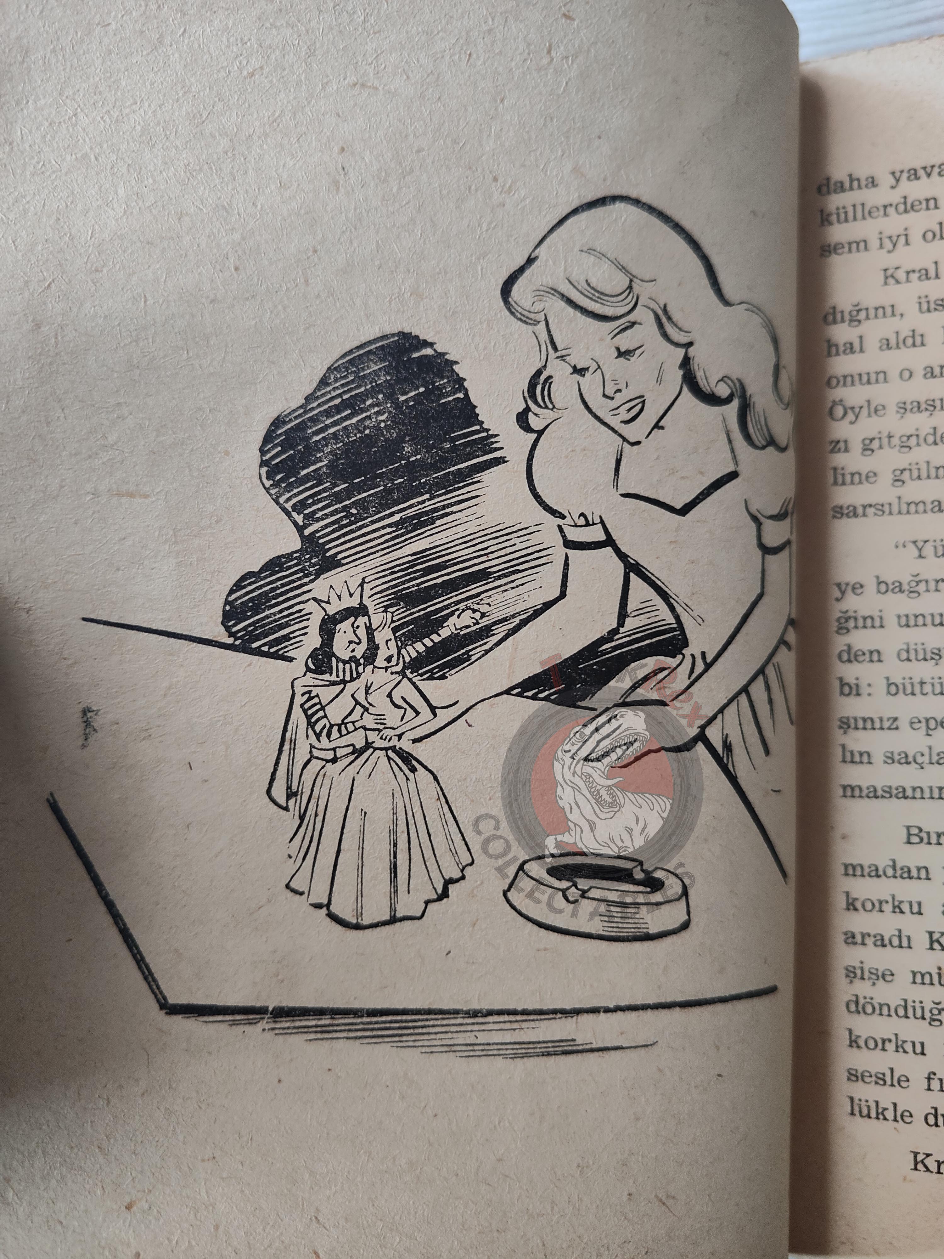 Lewis Carroll – Through the Looking-Glass 1961 Turkish Book Turkey Illustrated