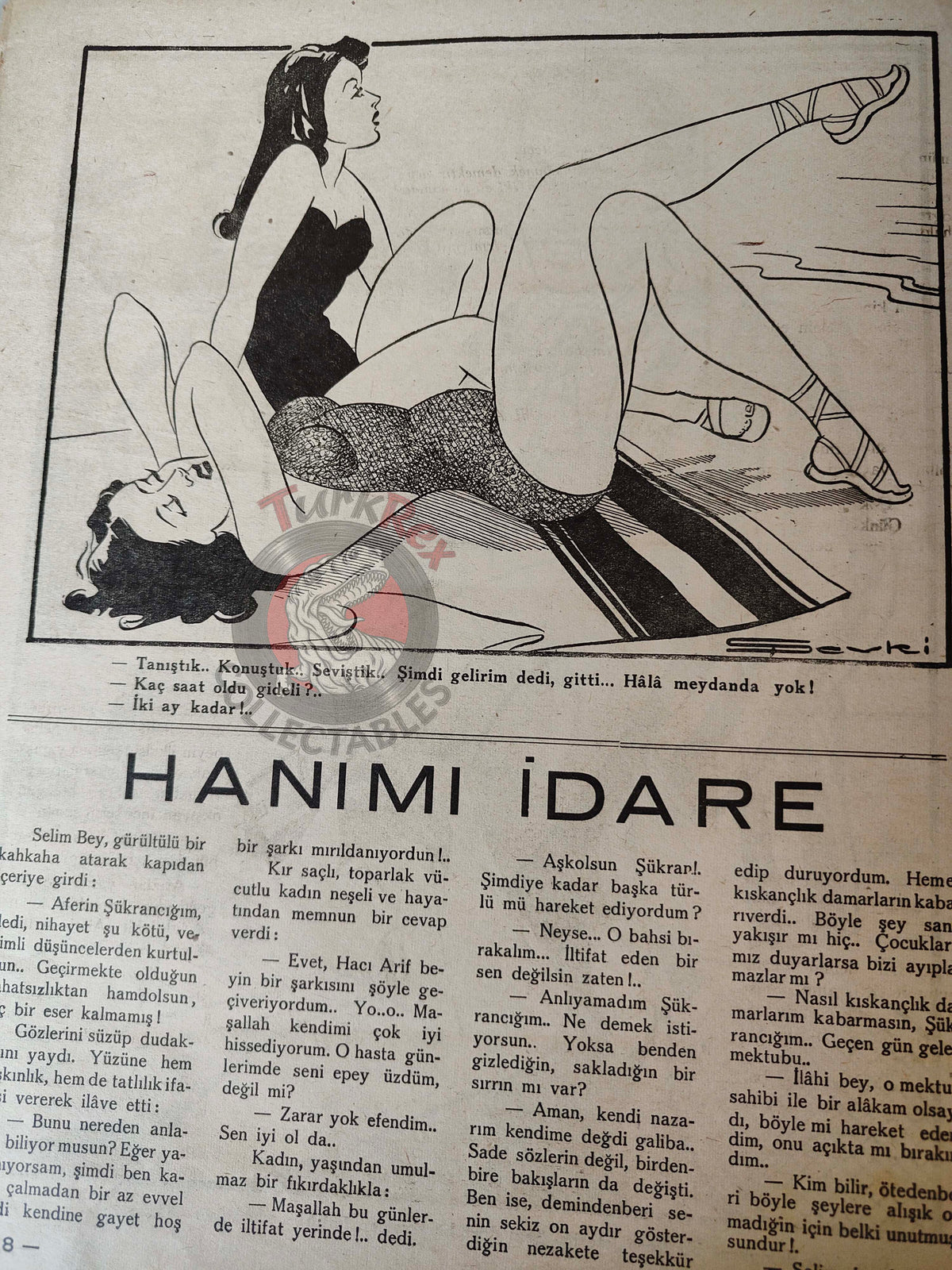 Akbaba 1945 Humor Magazine Turkish Turkey Soviet Russia WW2 era Italy United States Britain