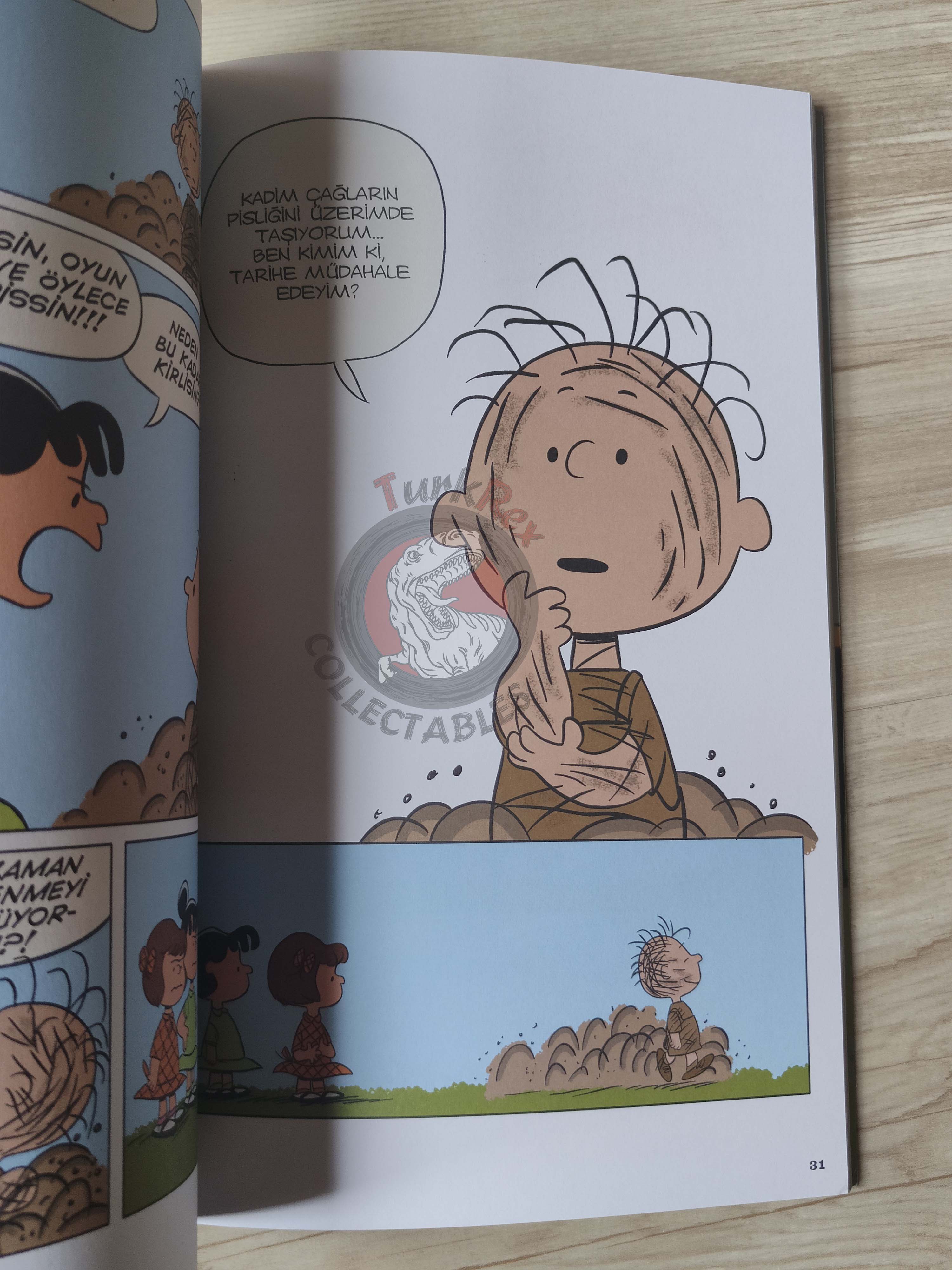 Snoopy Happiness Is a Warm Blanket Charlie Brown Turkish Comic Turkey Schulz