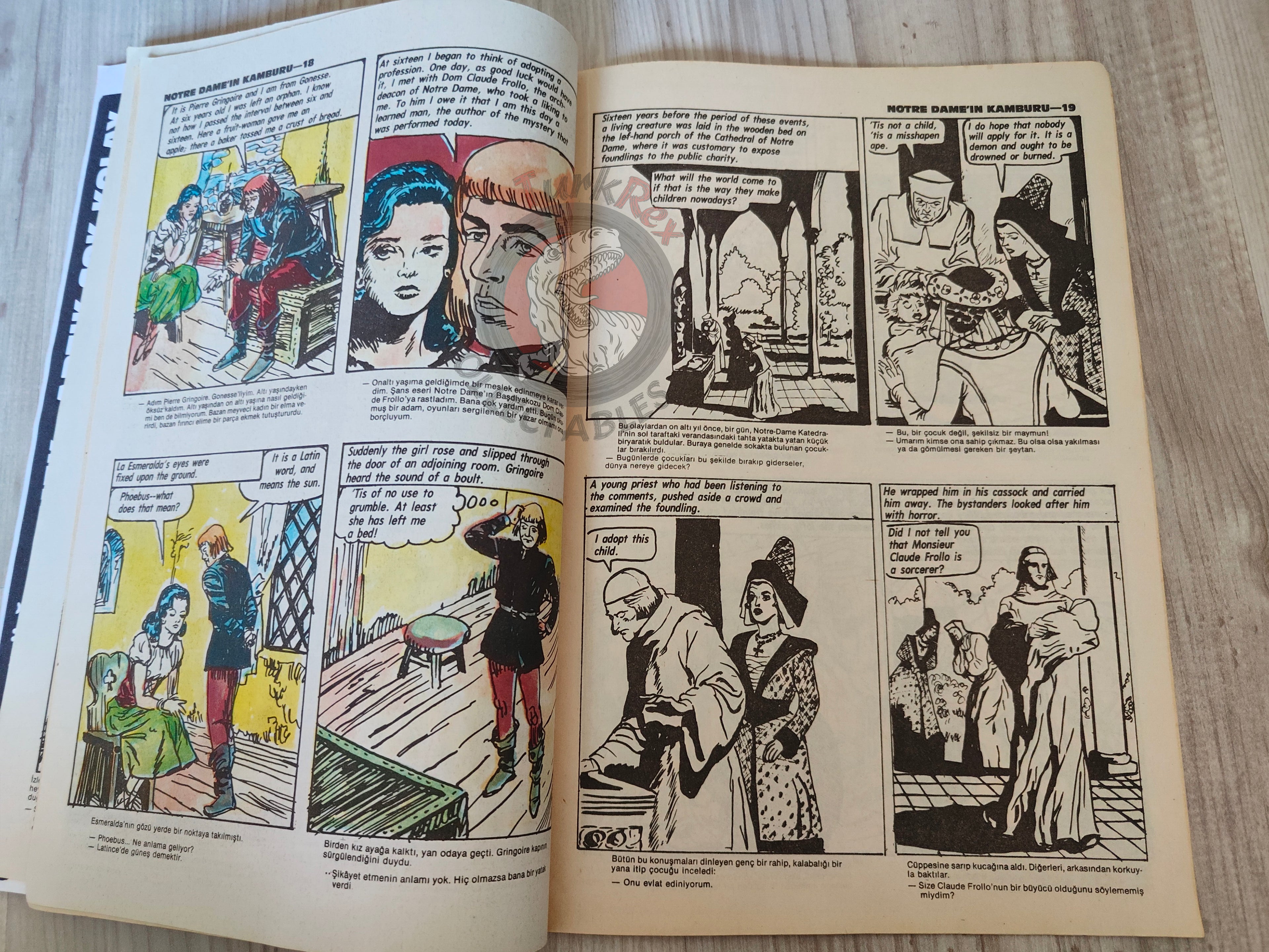 The Hunchback of Notre Dame  – Victor Hugo Turkish Comic Turkey Classics Illustrated