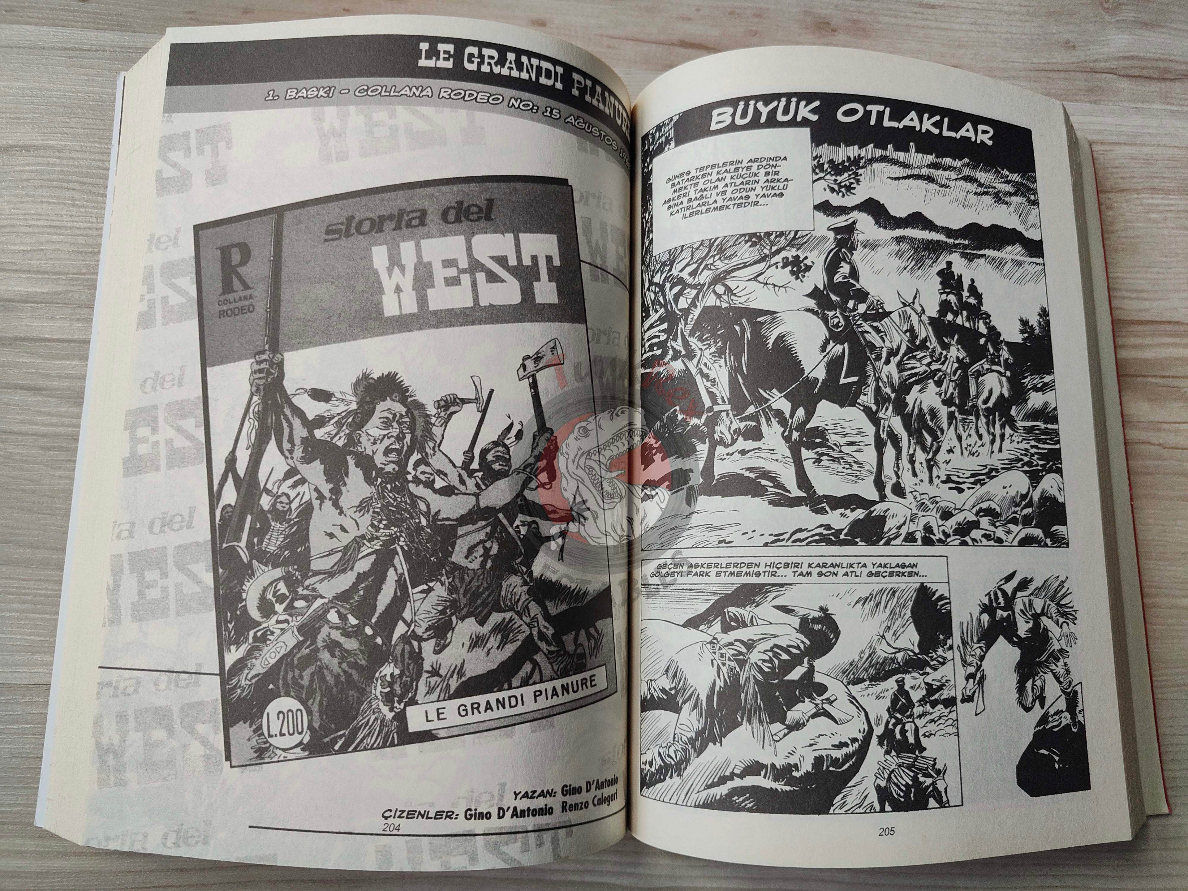 Storia del West Vol #3 L’oro della California Turkish Comic Turkey #9 #10 #11 #12