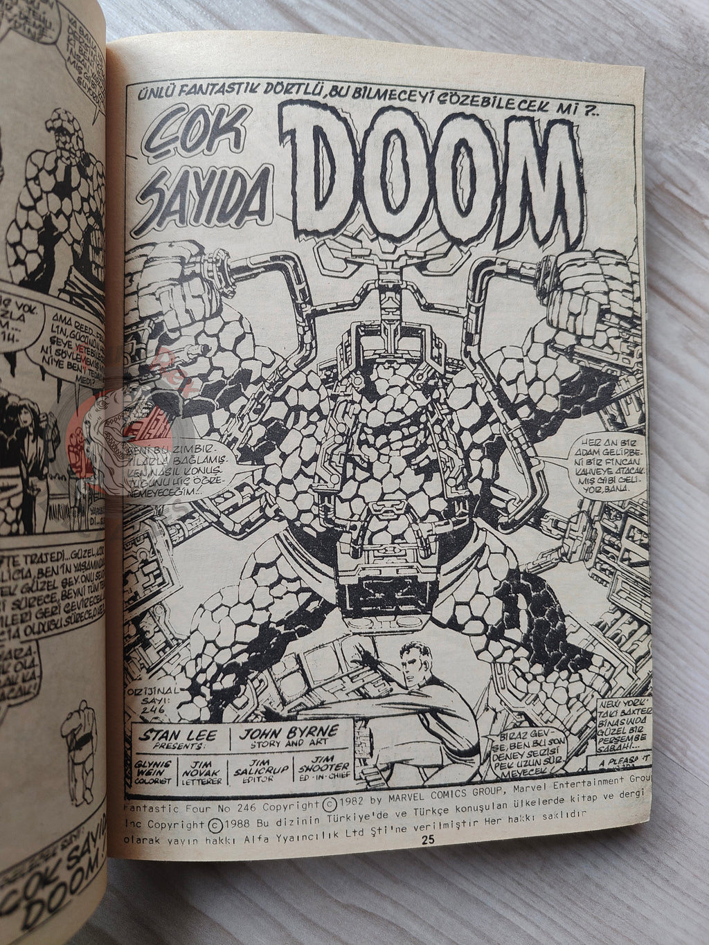 Fantastic Four Special Issue 1989 Turkish Comic Turkey #245 - #258