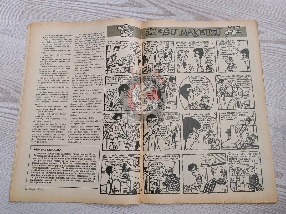 Doğan Kardeş 1969 Magazine #11 Turkish Comic Turkey Zero X, Captain Scarlet, Dennis the Menace