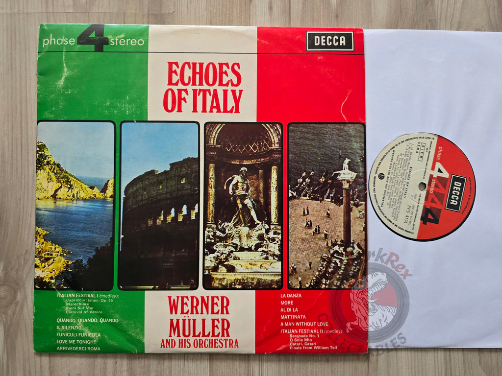 Werner Müller And His Orchestra – Echoes Of Italy Turkish Pressing Vinyl Turkey Edition