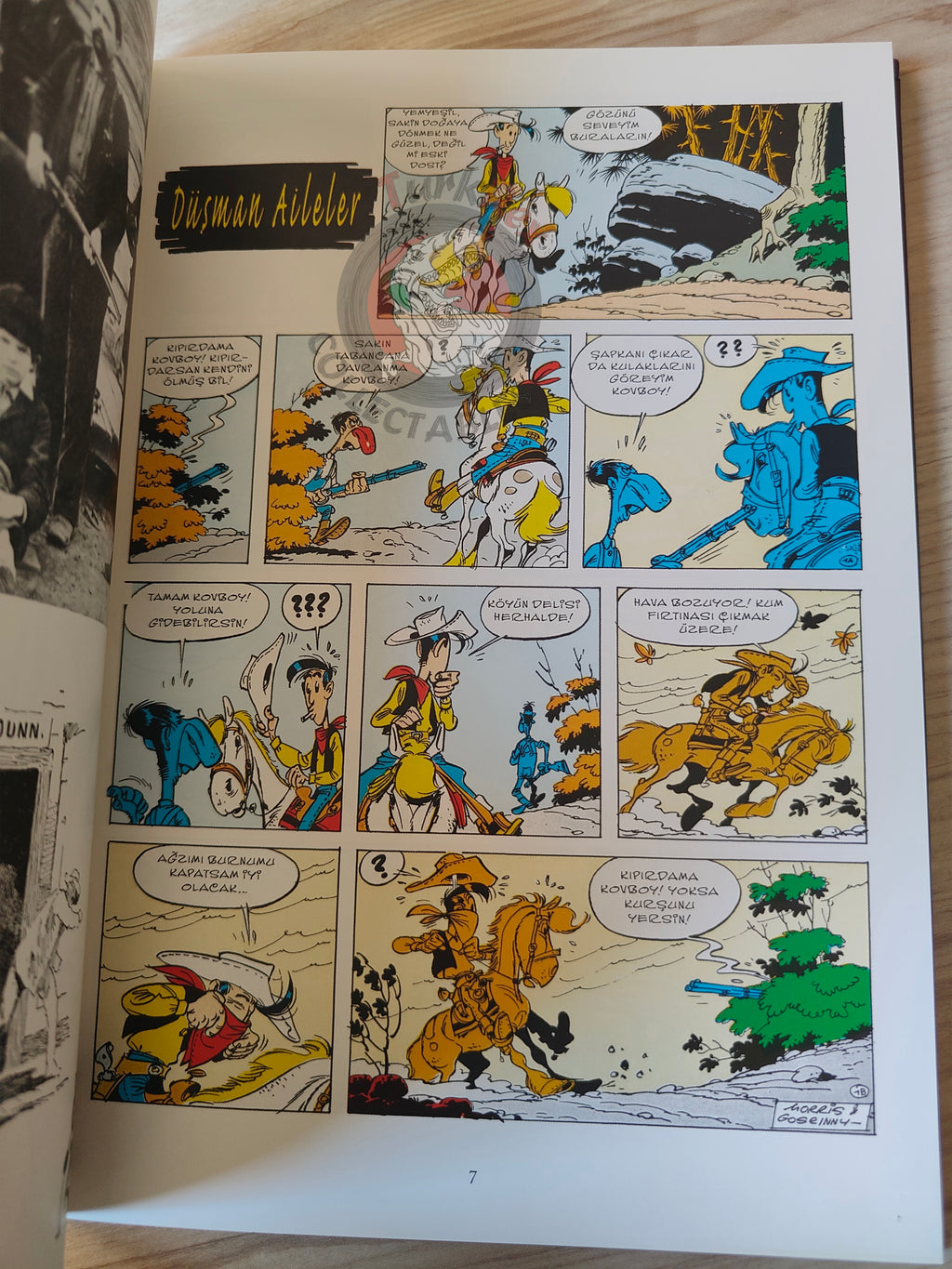 Lucky Luke – L'integrale #7 Turkish Comic Turkey Les Rivaux de Painful Gulch