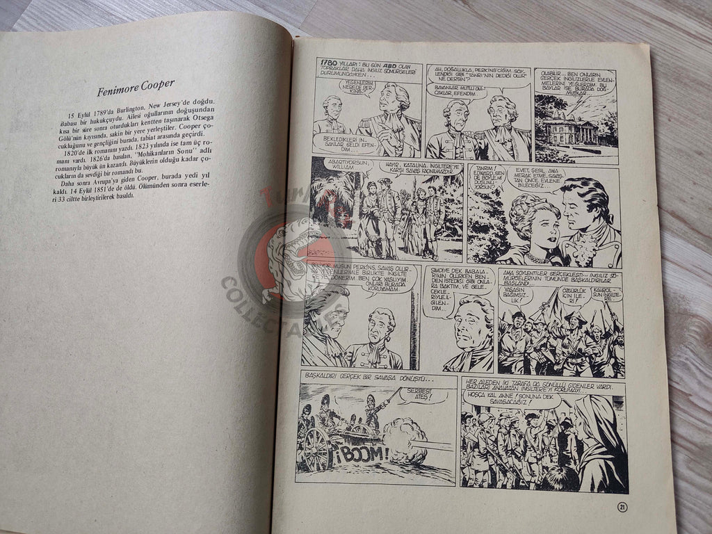 Milliyet Çocuk #16 1979 Turkish Comic Turkey Joyas Literarias Juveniles #57 Fenimore Cooper
