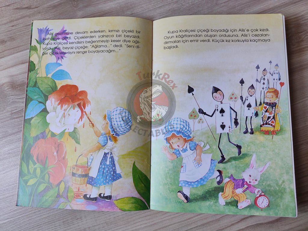 Lewis Carroll – Alice in Wonderland 2006 Turkish Book Turkey Illustrated Constanza