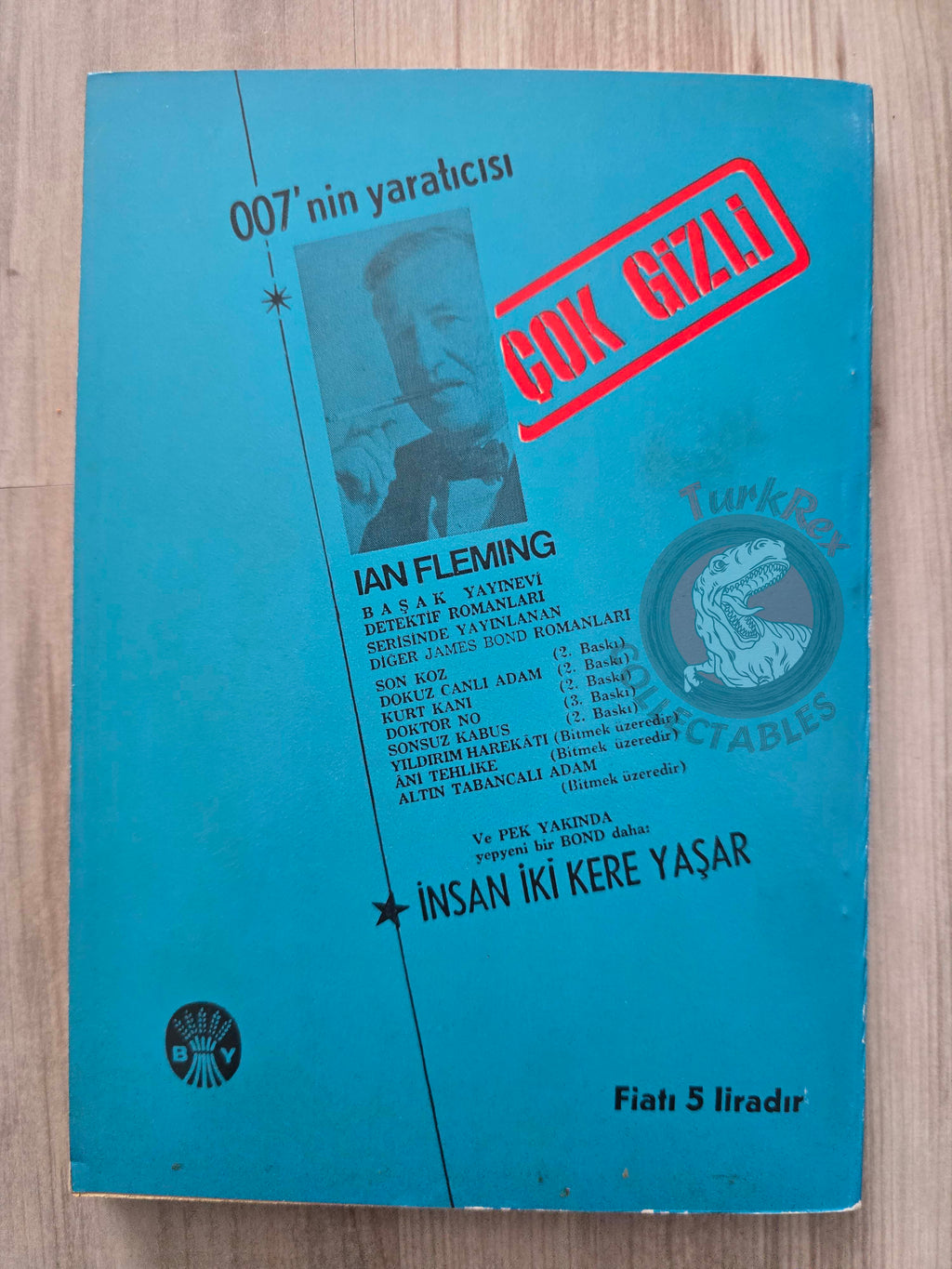 James Bond - For Your Eyes Only 1966 1st Turkish Book Turkey Ian Fleming