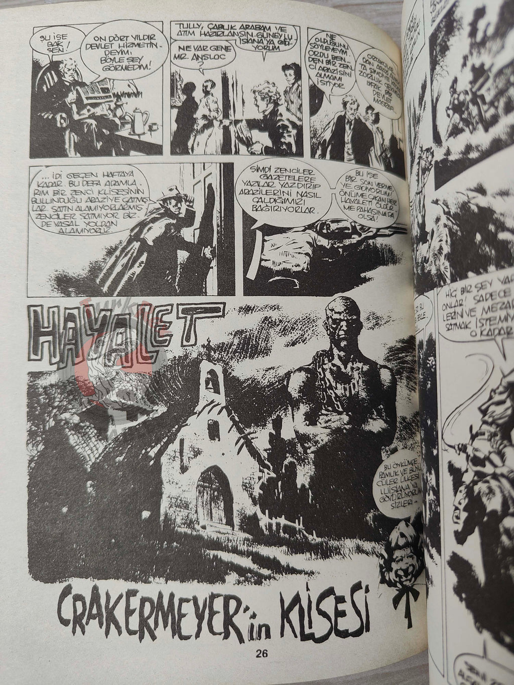 Süper Korku #9 late 80s Turkish Comic Turkey Warren Creepy Eerie Blade