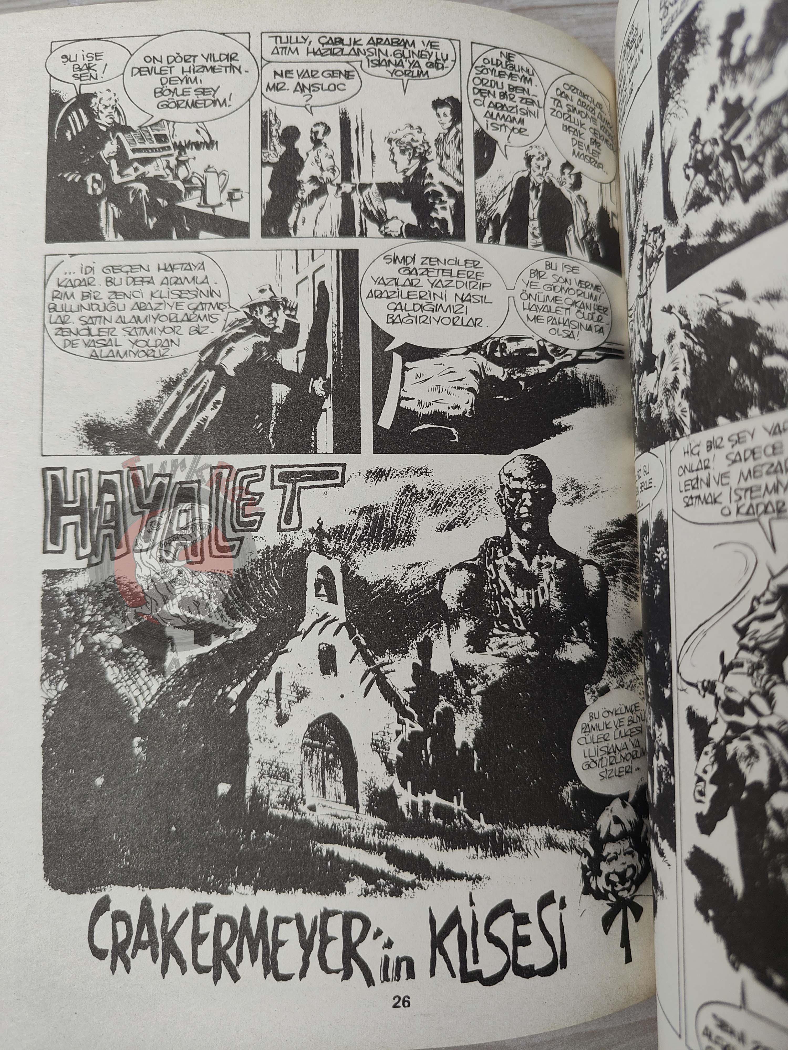 Süper Korku #9 late 80s Turkish Comic Turkey Warren Creepy Eerie Blade