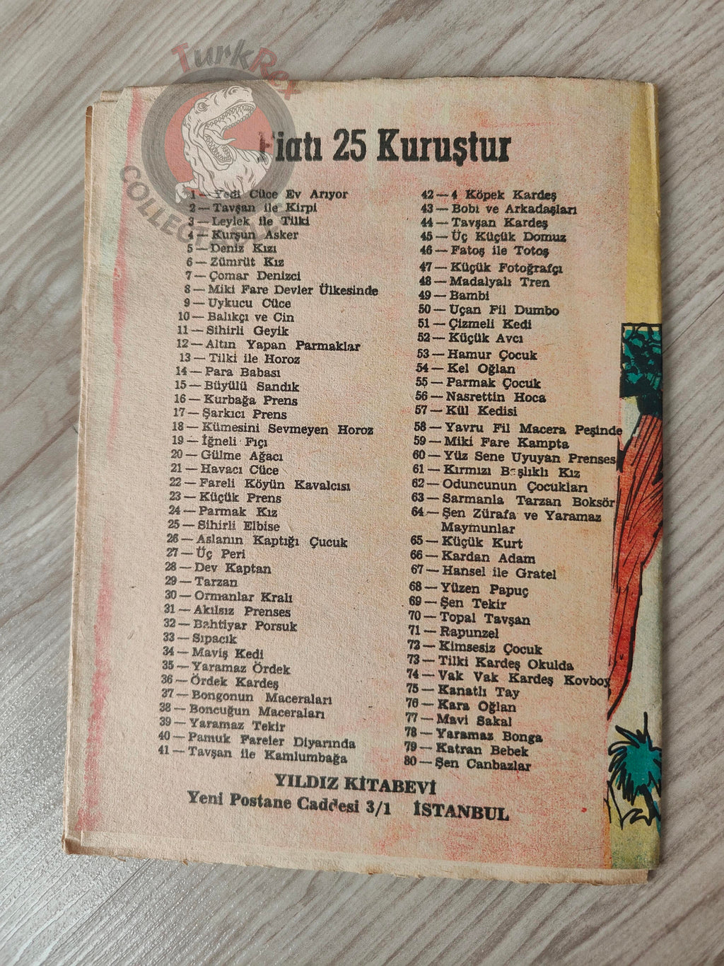 Edgar Rice Burroughs – Tarzan 1968 Turkish Book Turkey Illustrated