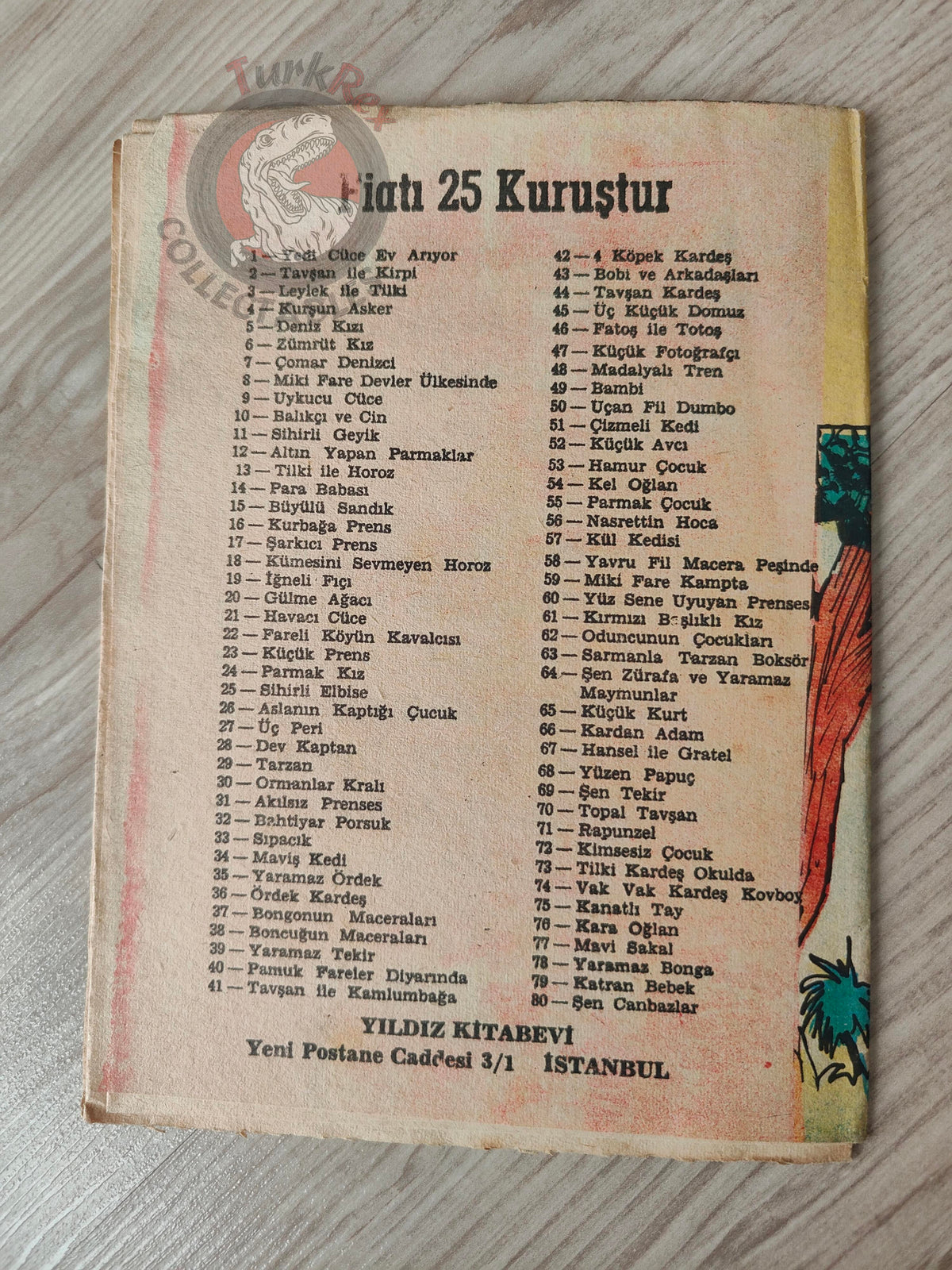 Edgar Rice Burroughs – Tarzan 1968 Turkish Book Turkey Illustrated