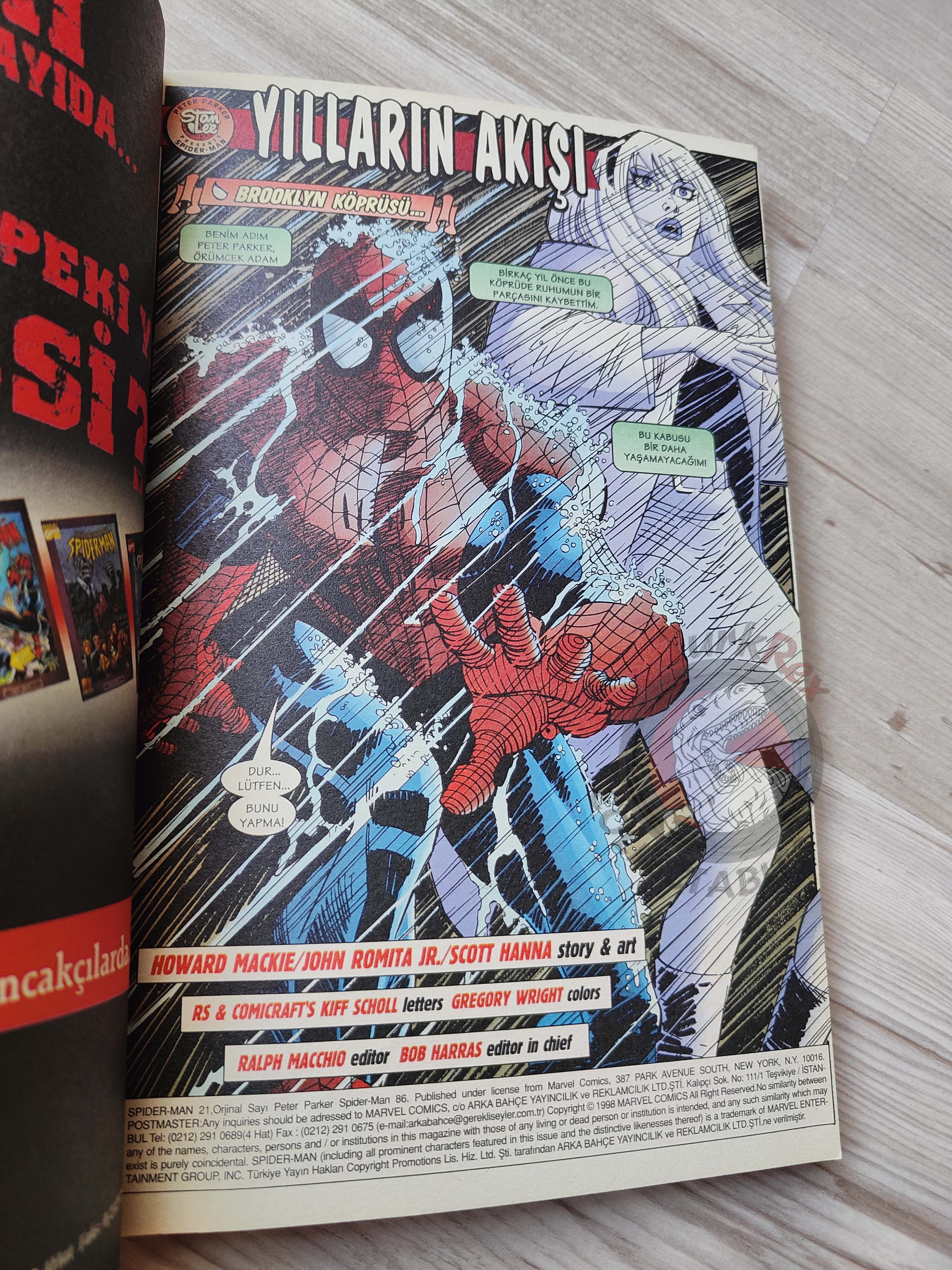Spider-Man #8 1999 Turkish Comic Turkey Peter Parker #85 #86 #87 #88 #89 Amazing #432