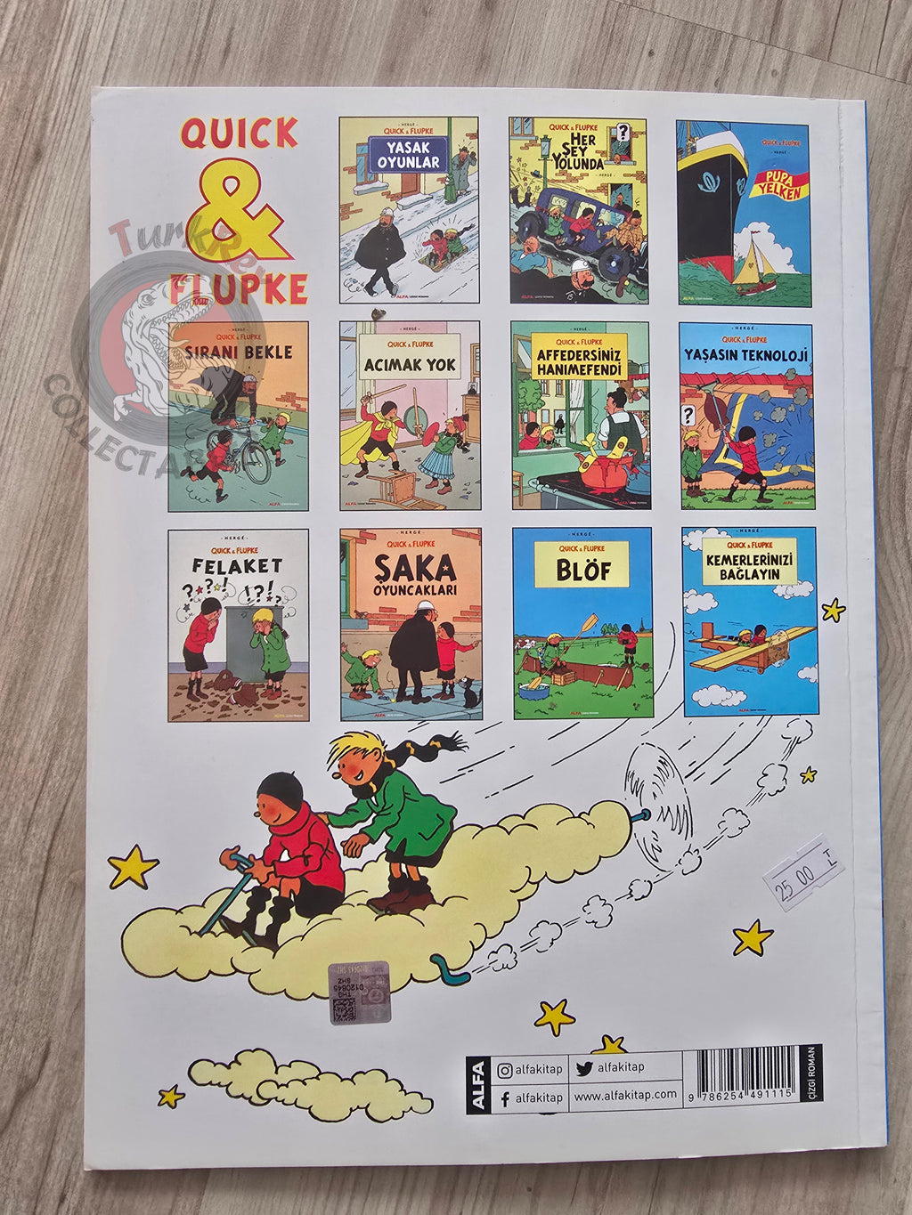Quick & Flupke #2 Jeux interdits Turkish Comic Turkey Hergé
