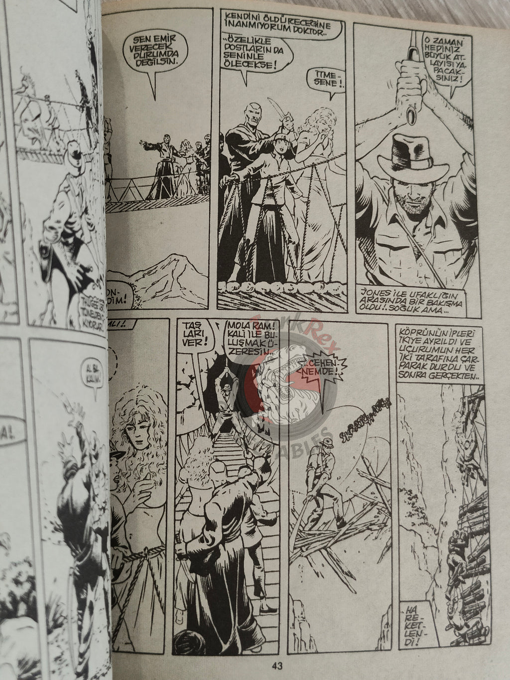 Red Sonja #9 1987 Turkish Comic Turkey Cover #8 - #9 Indiana Jones #11