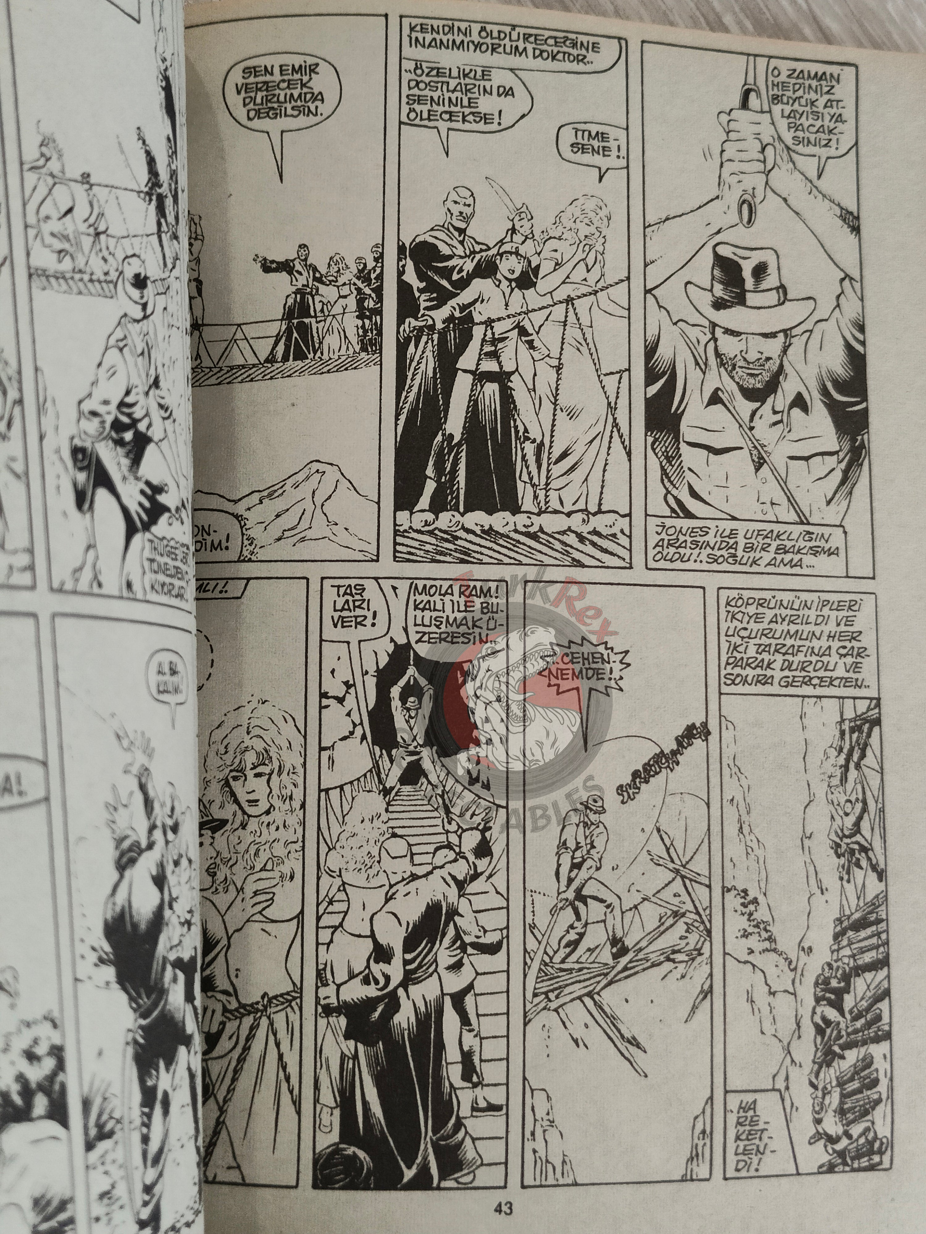 Red Sonja #9 1987 Turkish Comic Turkey Cover #8 - #9 Indiana Jones #11