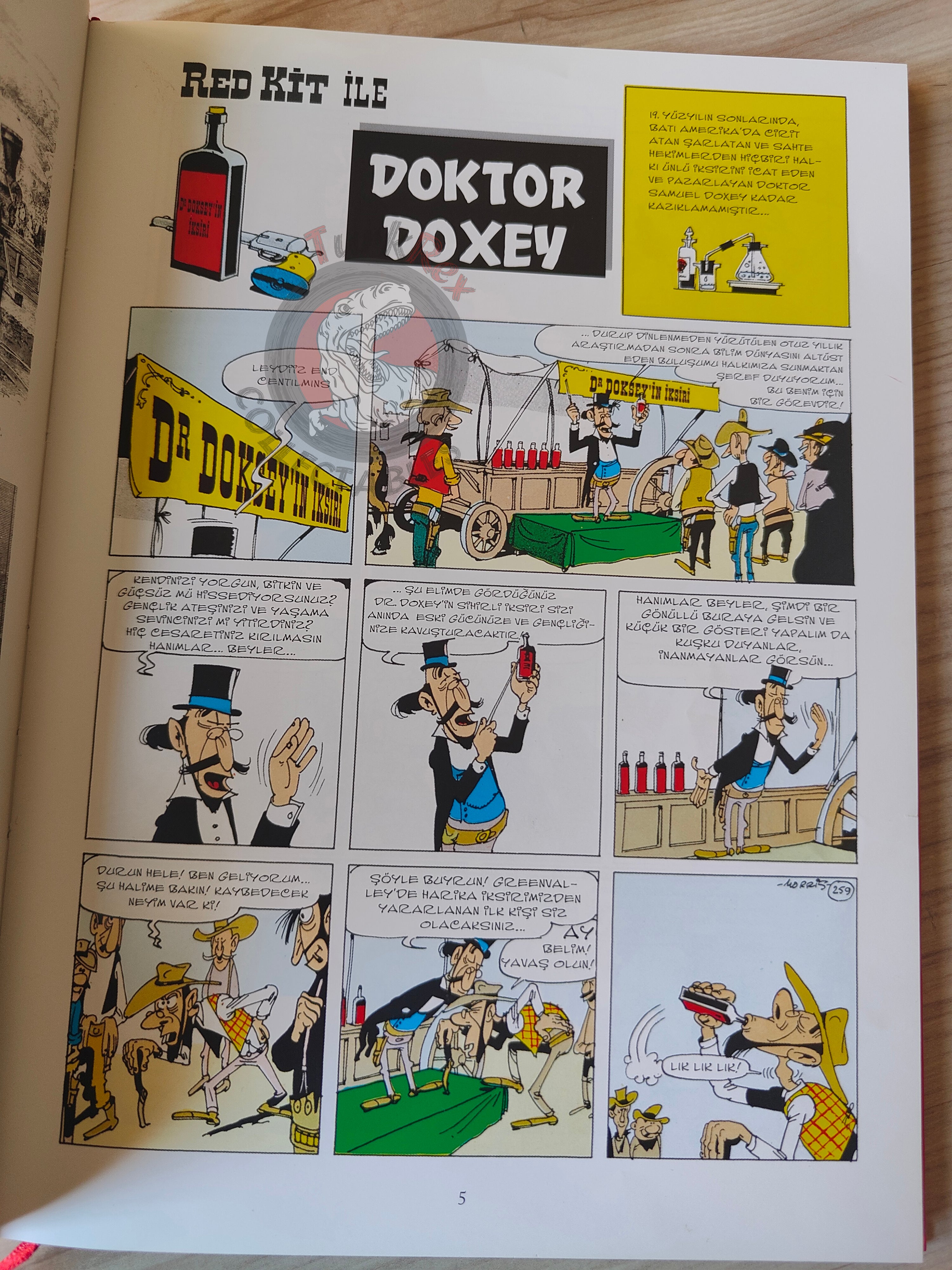 Lucky Luke – L'integrale #3 Turkish Comic Turkey L’Elixir du Docteur Doxey
