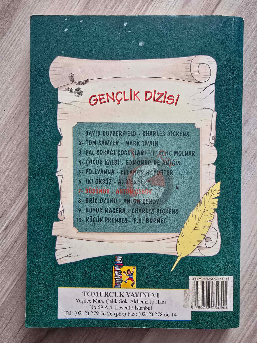 Anton Chekhov – Short Stories Turkish Book Turkey