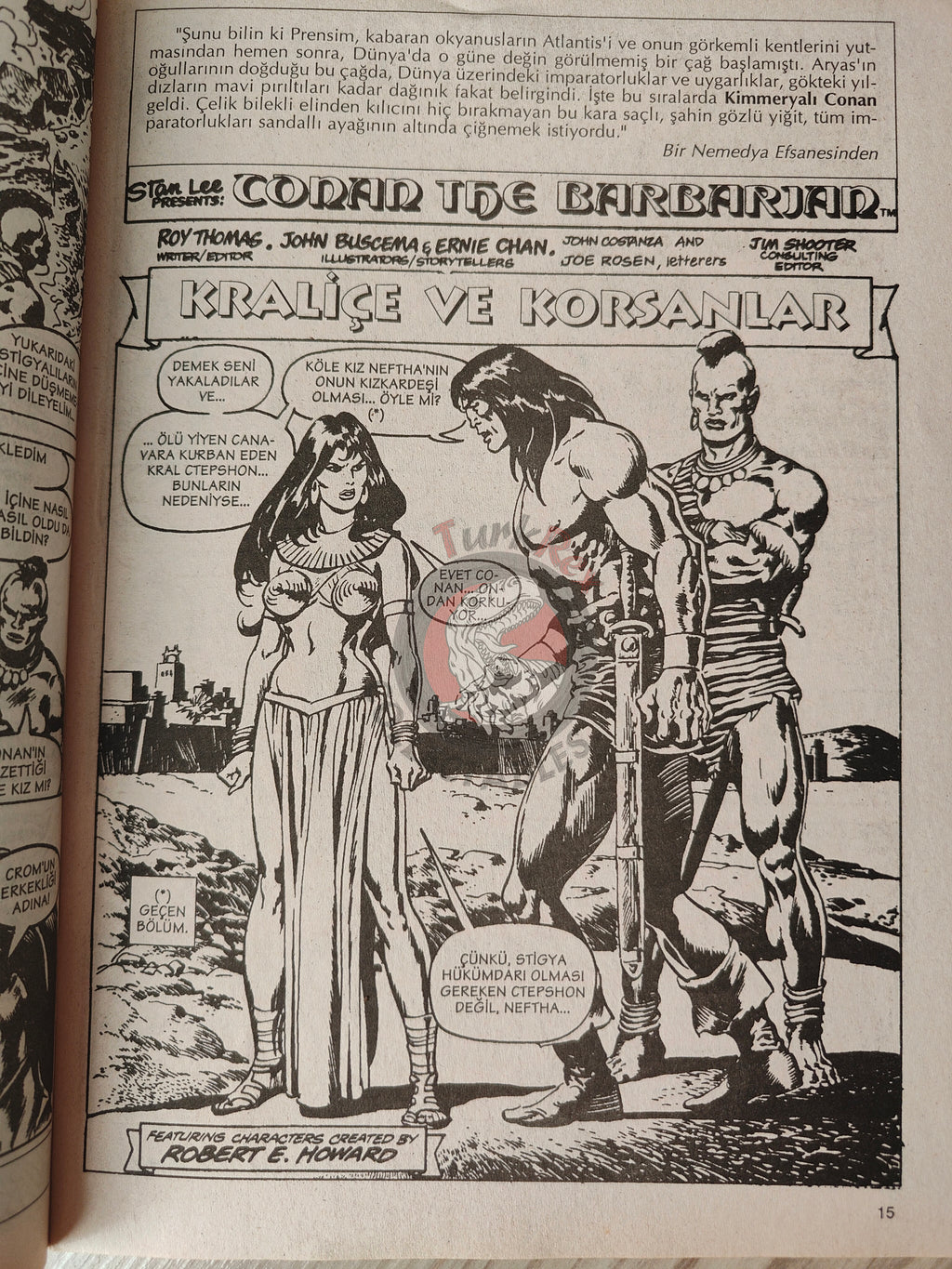 Conan The Barbarian #9 2001 Turkish Comic Turkey #88 #89 #90 #91