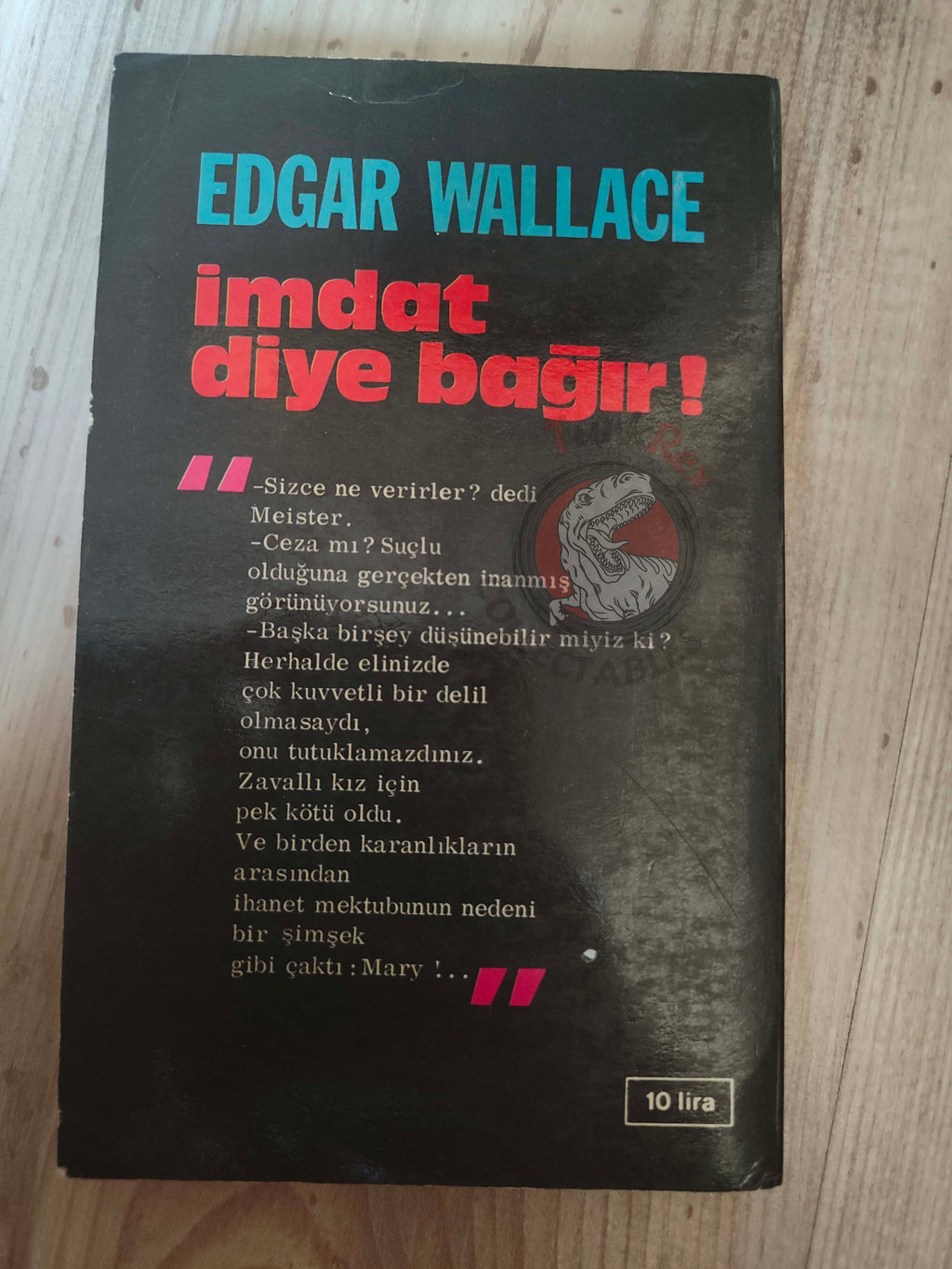Edgar Wallace – The Gaunt Stranger Ringer 1972 1st Turkish Book Turkey