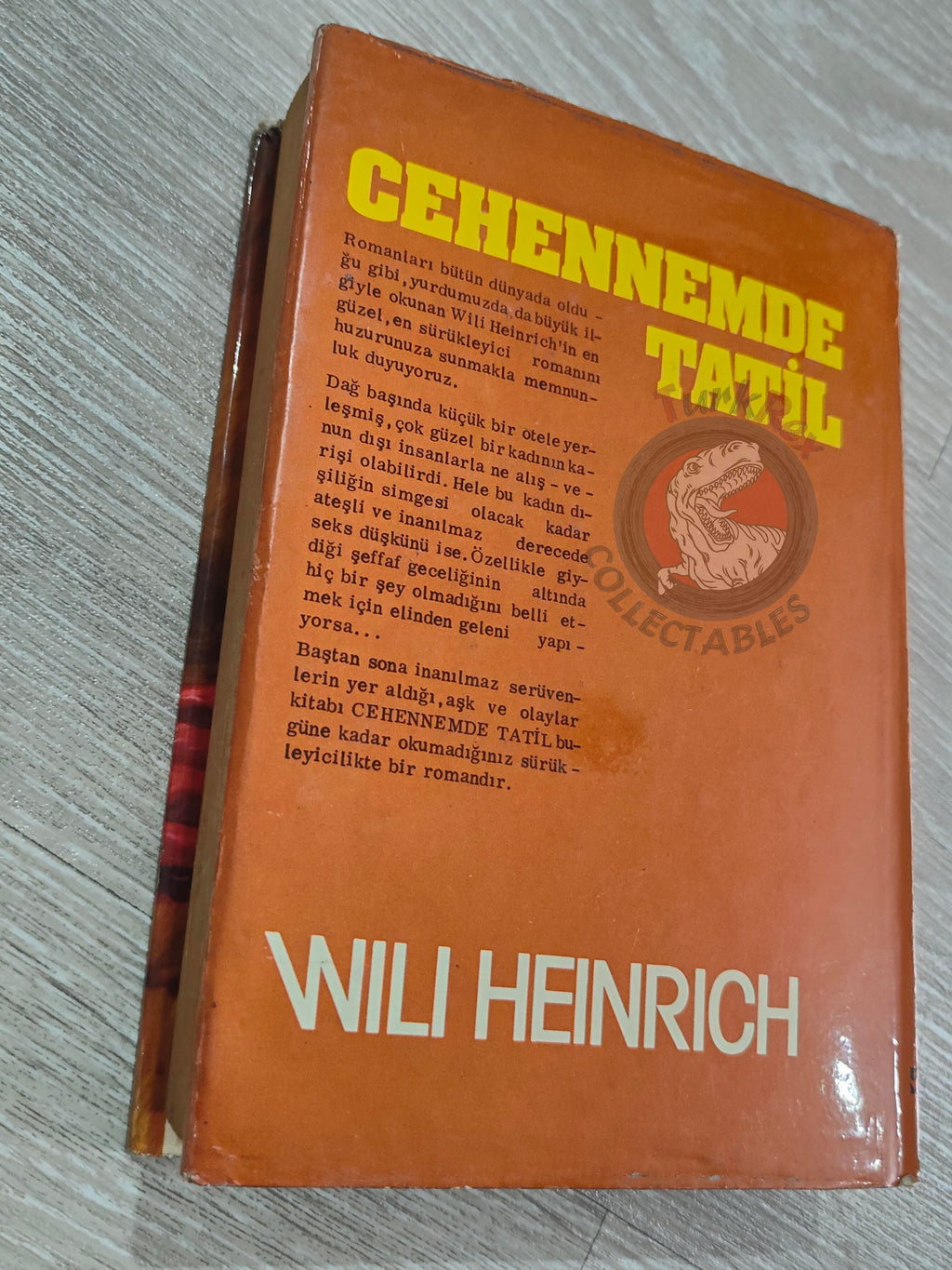 Willi Heinrich – Ferien im Jenseits 1975 1st HC/DJ Turkish Book Turkey