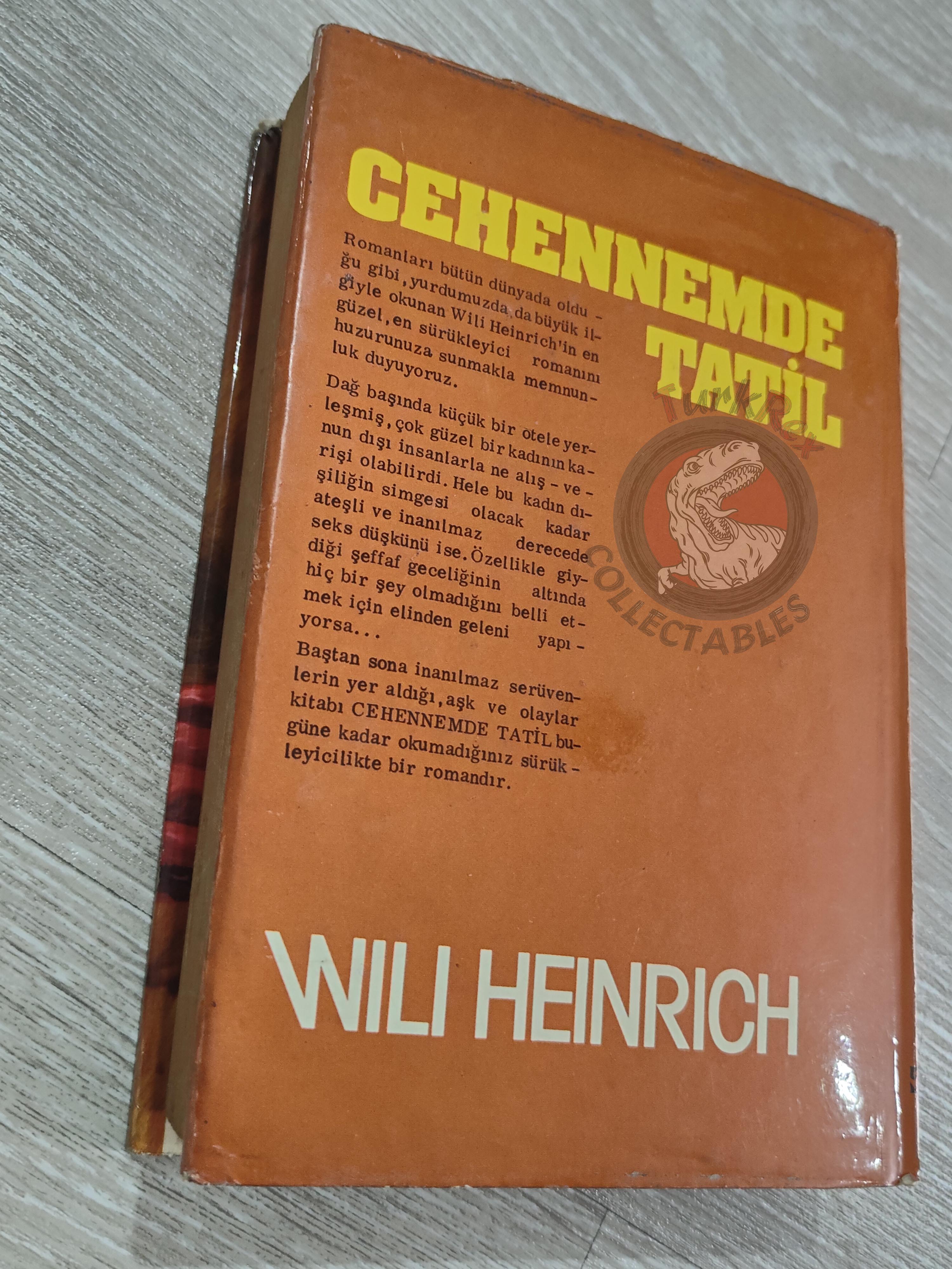 Willi Heinrich – Ferien im Jenseits 1975 1st HC/DJ Turkish Book Turkey