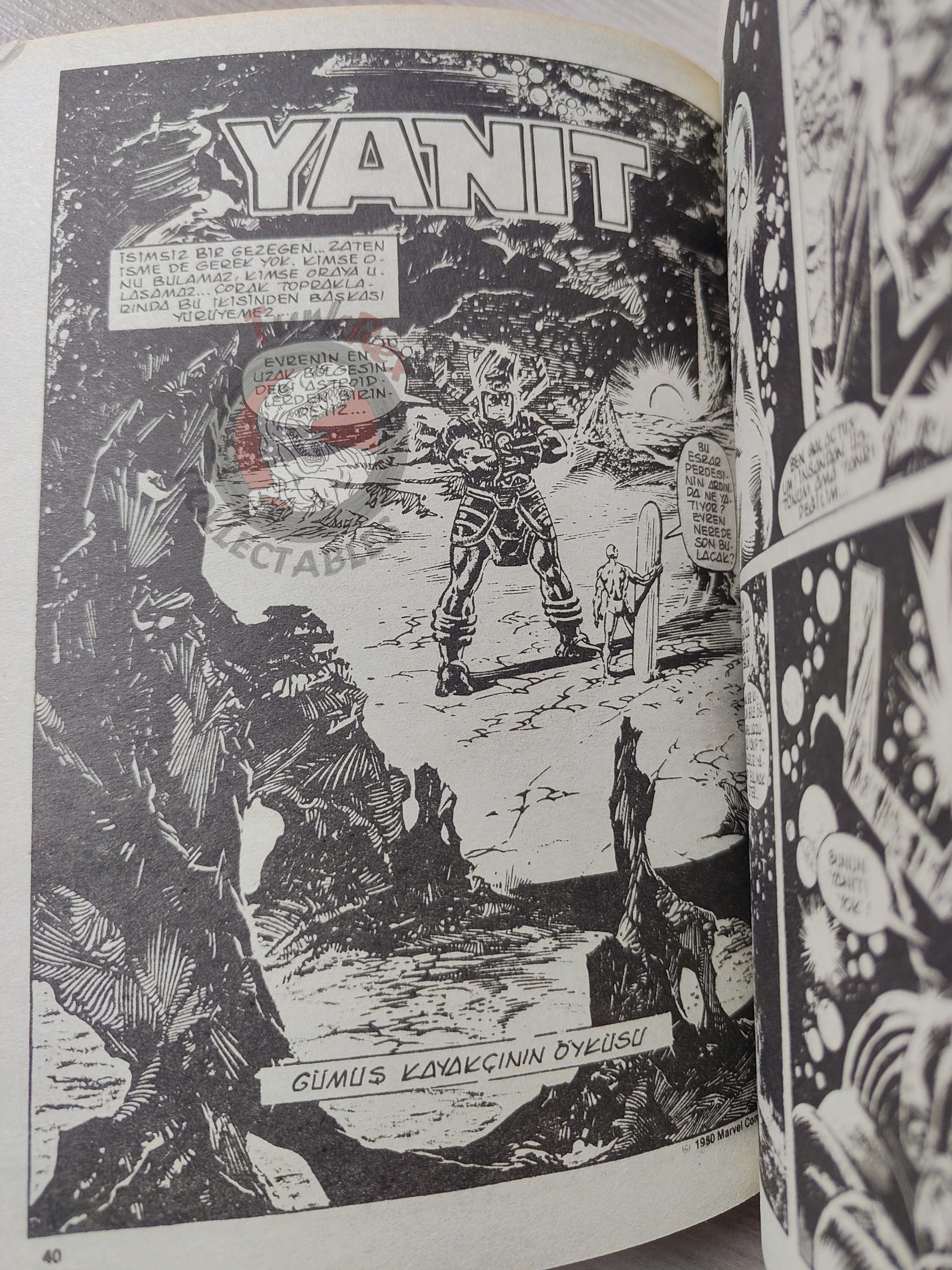 Silver Surfer Vol #1 1988 Turkish Comic Turkey #1 #2 #3 Vol. 2 #36 Epic Illustrated #1