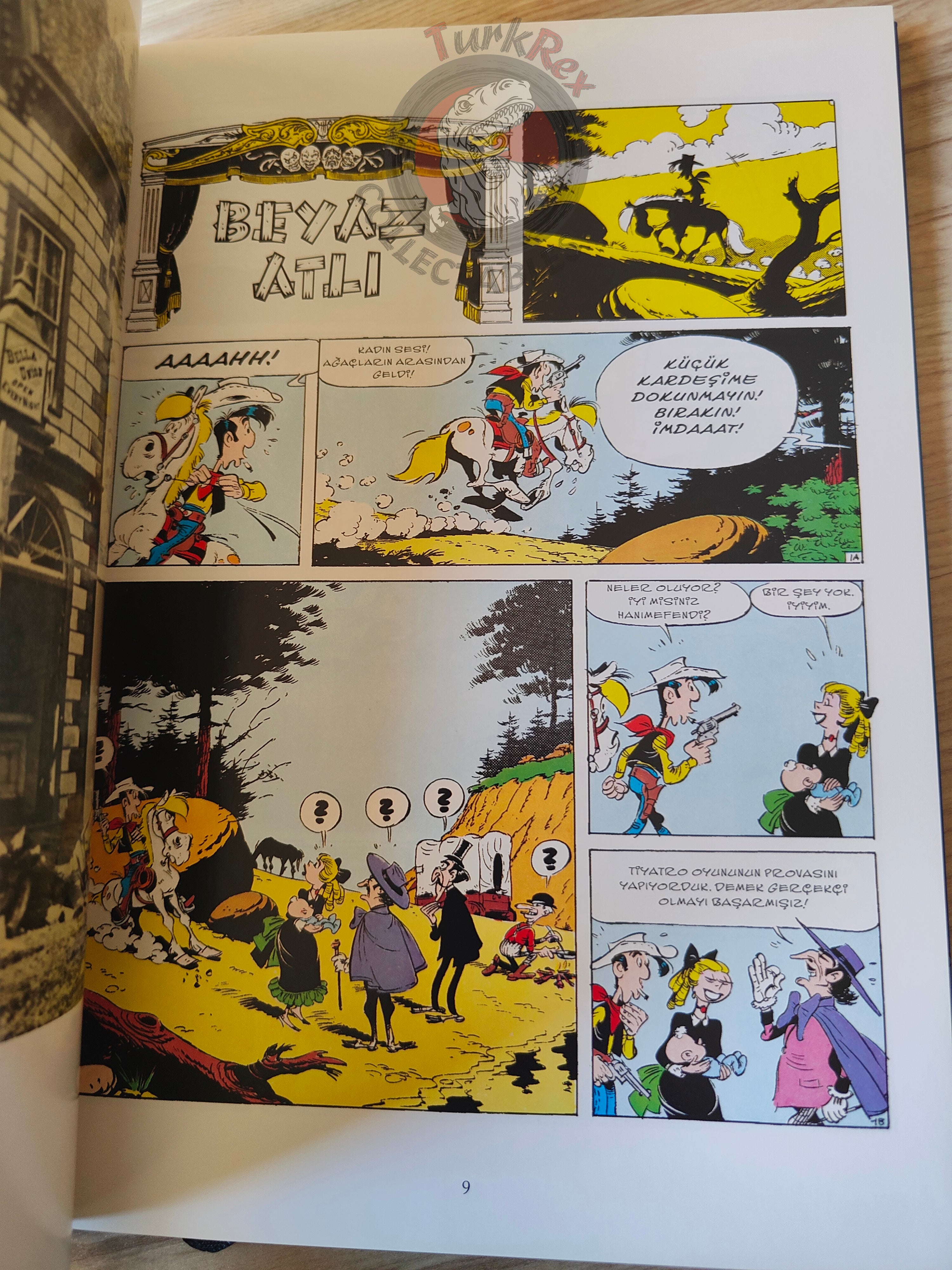 Lucky Luke – L'integrale #14 Turkish Comic Turkey Le Cavalier Blanc