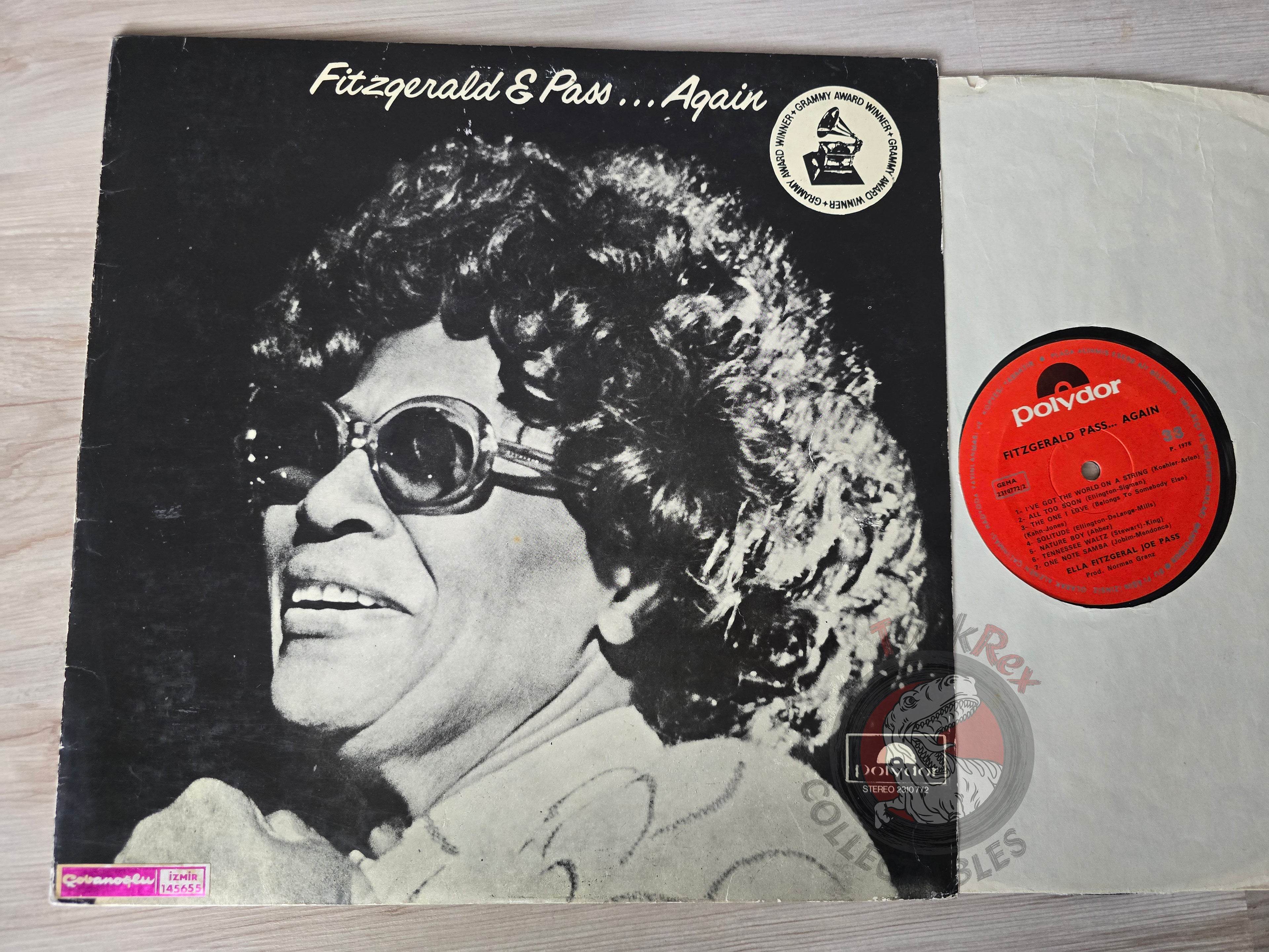 Ella Fitzgerald / Joe Pass – Fitzgerald & Pass...Again Turkish Pressing Vinyl Turkey Edition