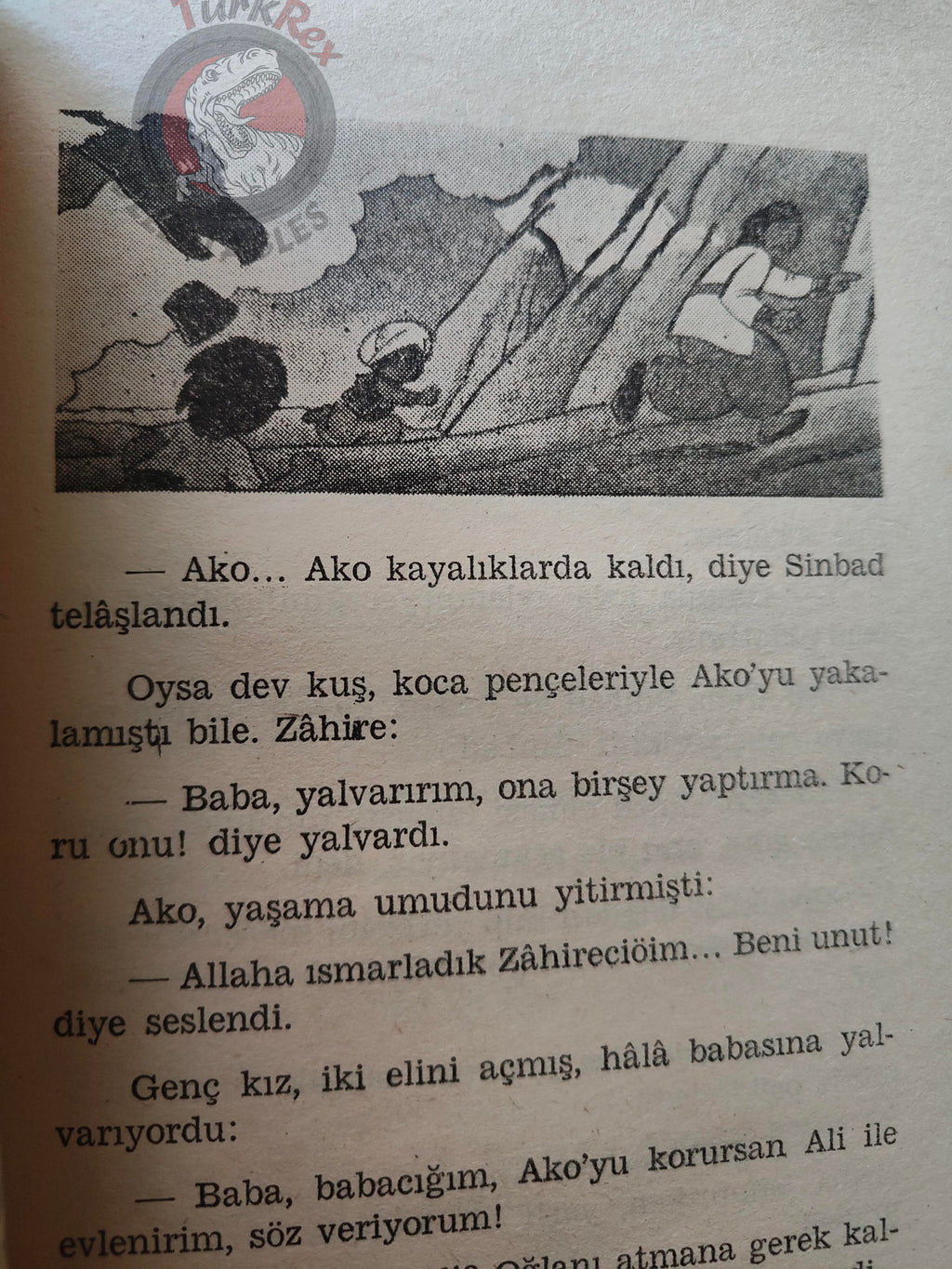 Sinbad the Sailor 1980 Turkish Book Turkey 1001 Nights Illustrated Shera