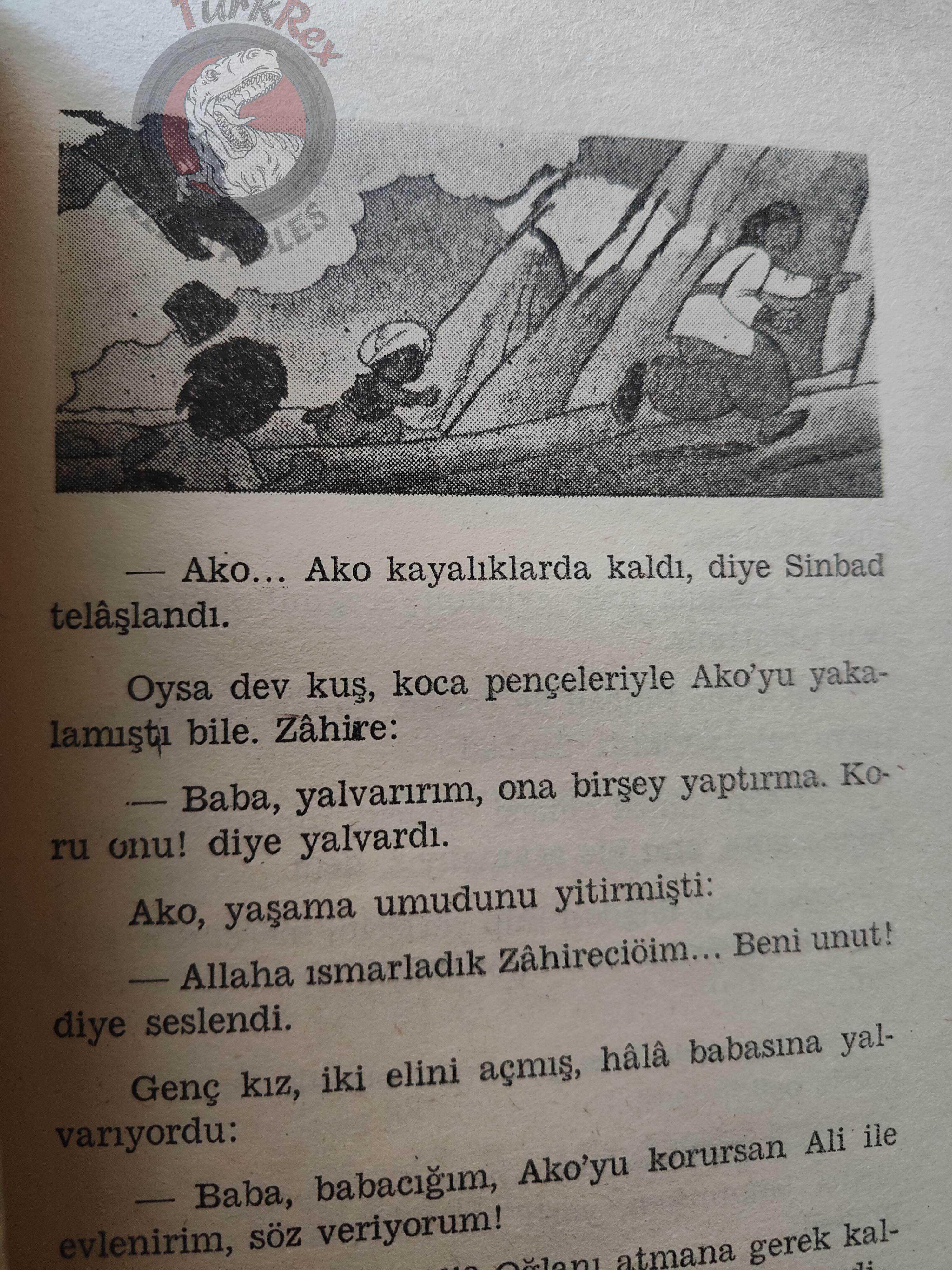 Sinbad the Sailor 1980 Turkish Book Turkey 1001 Nights Illustrated Shera