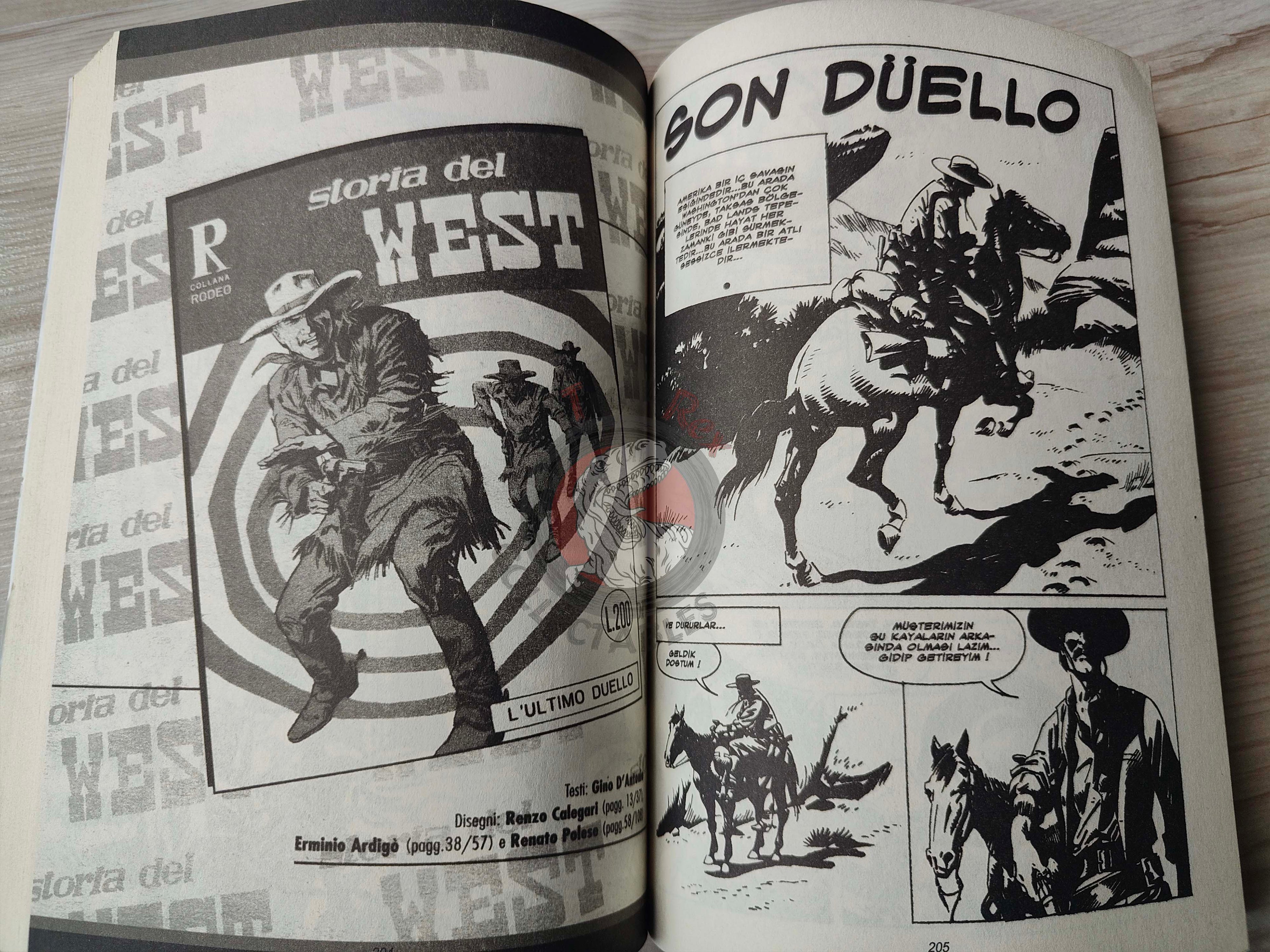 Storia del West Vol #4 Kansas Turkish Comic Turkey #13 #14 #15 #16