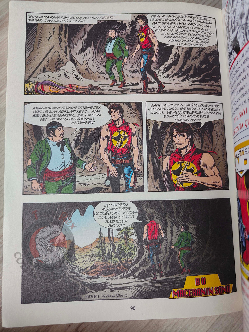 Zagor #112 2011 Magia Indiana Turkish Comic Turkey #500