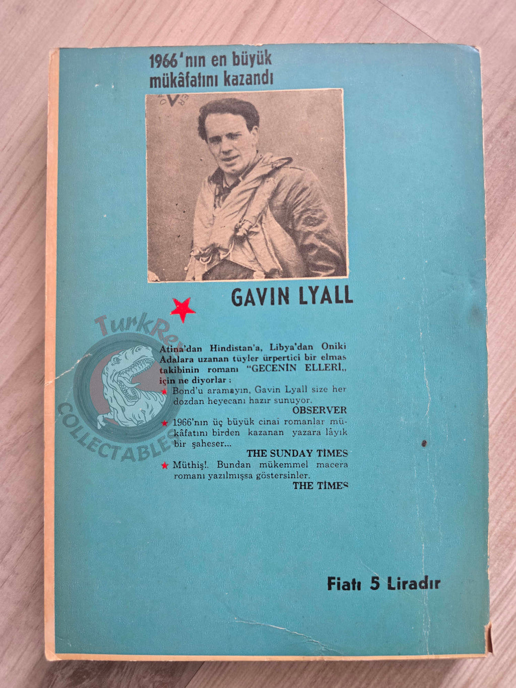 Gavin Lyall – The Wrong Side of the Sky 1966 1st Turkish Book Turkey
