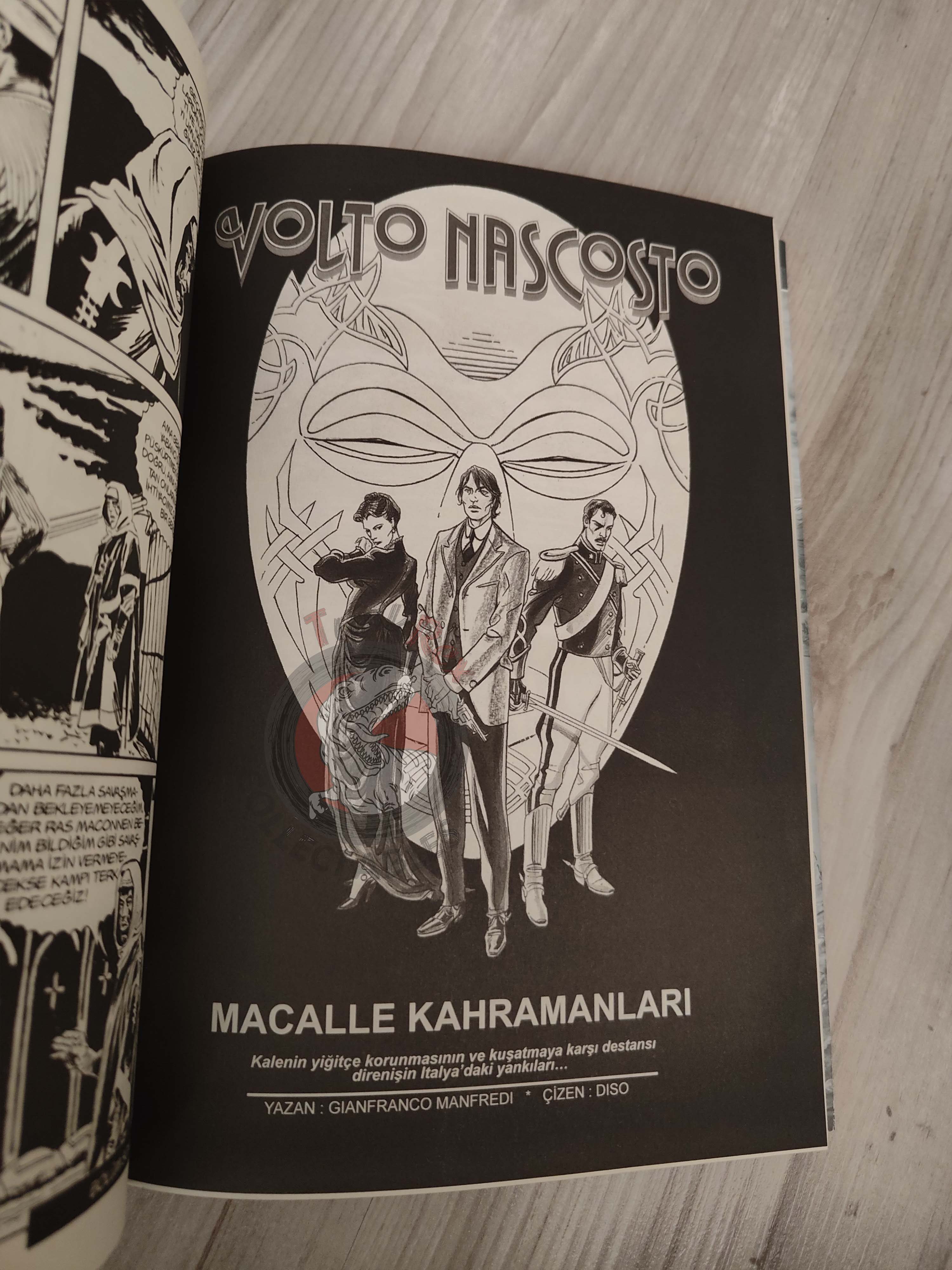 Volto Nascosto Vol #3 La fortezza Turkish Comic Turkey Bonelli #5 #6
