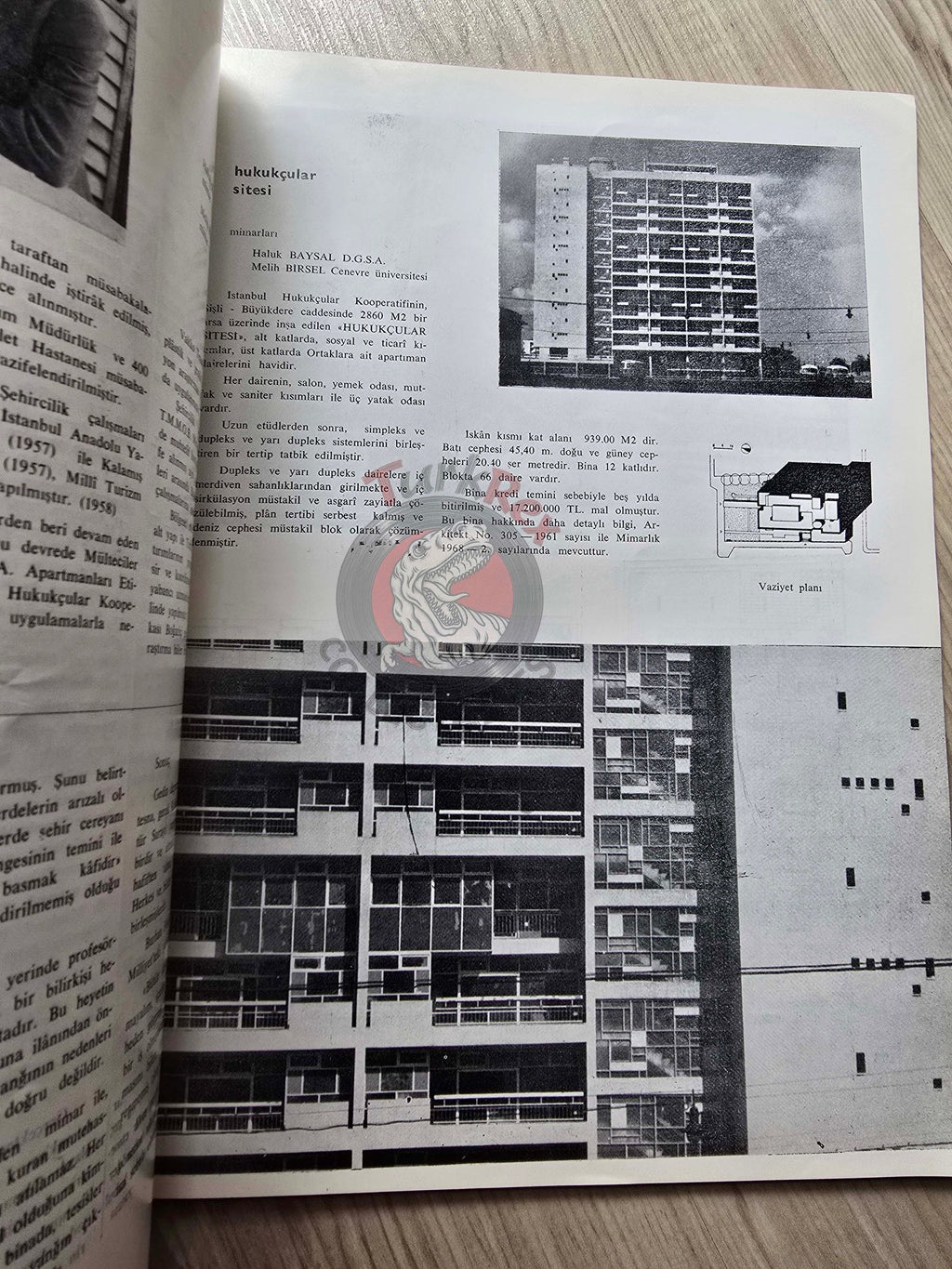 Arkitekt Architecture Magazine 1970 Turkish Mag Turkey Vakko Factory Sika Ytong