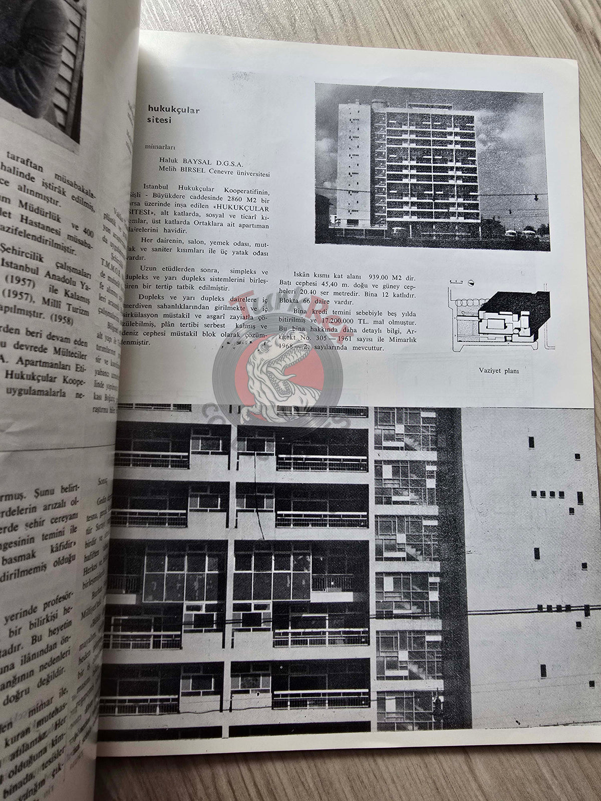Arkitekt Architecture Magazine 1970 Turkish Mag Turkey Vakko Factory Sika Ytong