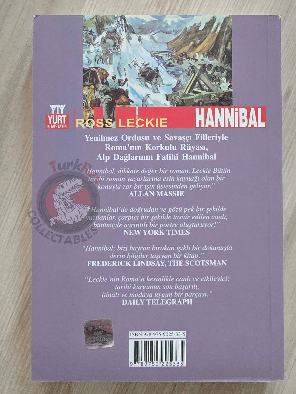 Ross Leckie – Hannibal 2007 Turkish Book Turkey Illustrated