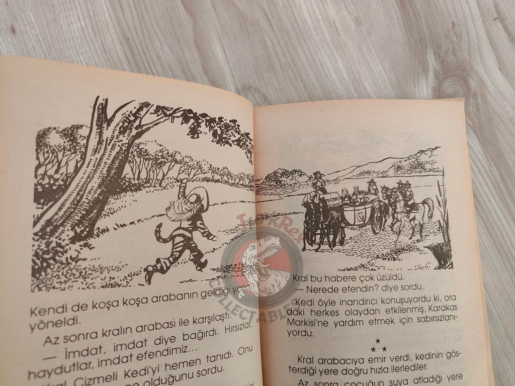 Puss in Boots – Grimm Brothers 1992 Turkish Book Turkey Illustrated