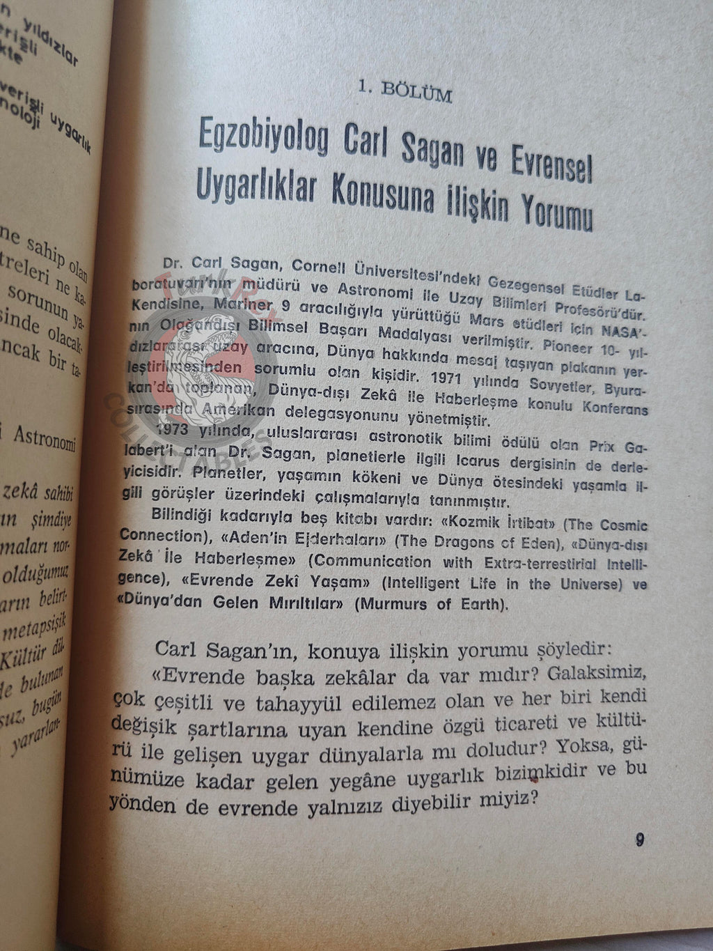 Universe Civilizations Ufo 1979 Turkish Book Turkey Ufology