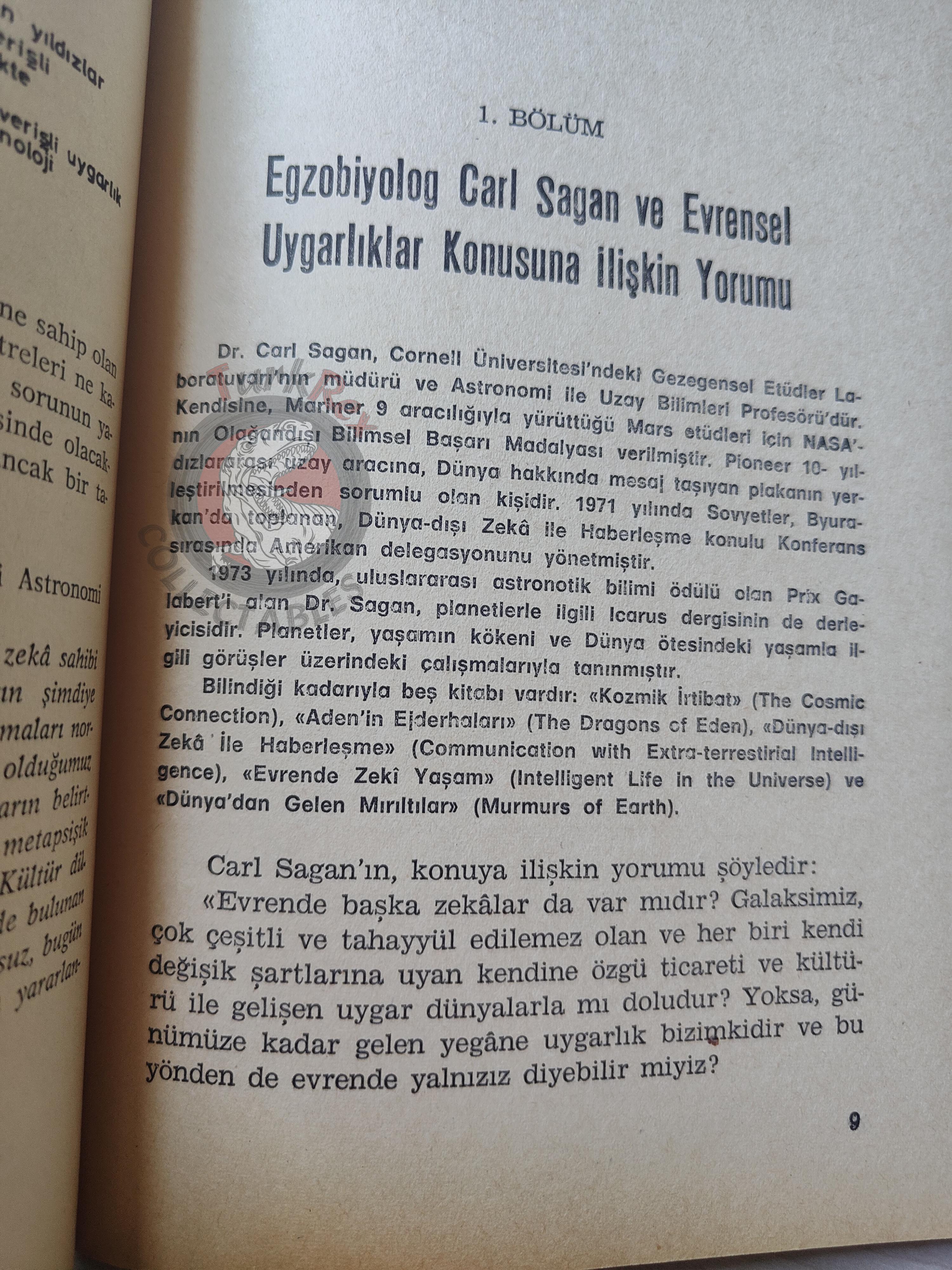 Universe Civilizations Ufo 1979 Turkish Book Turkey Ufology
