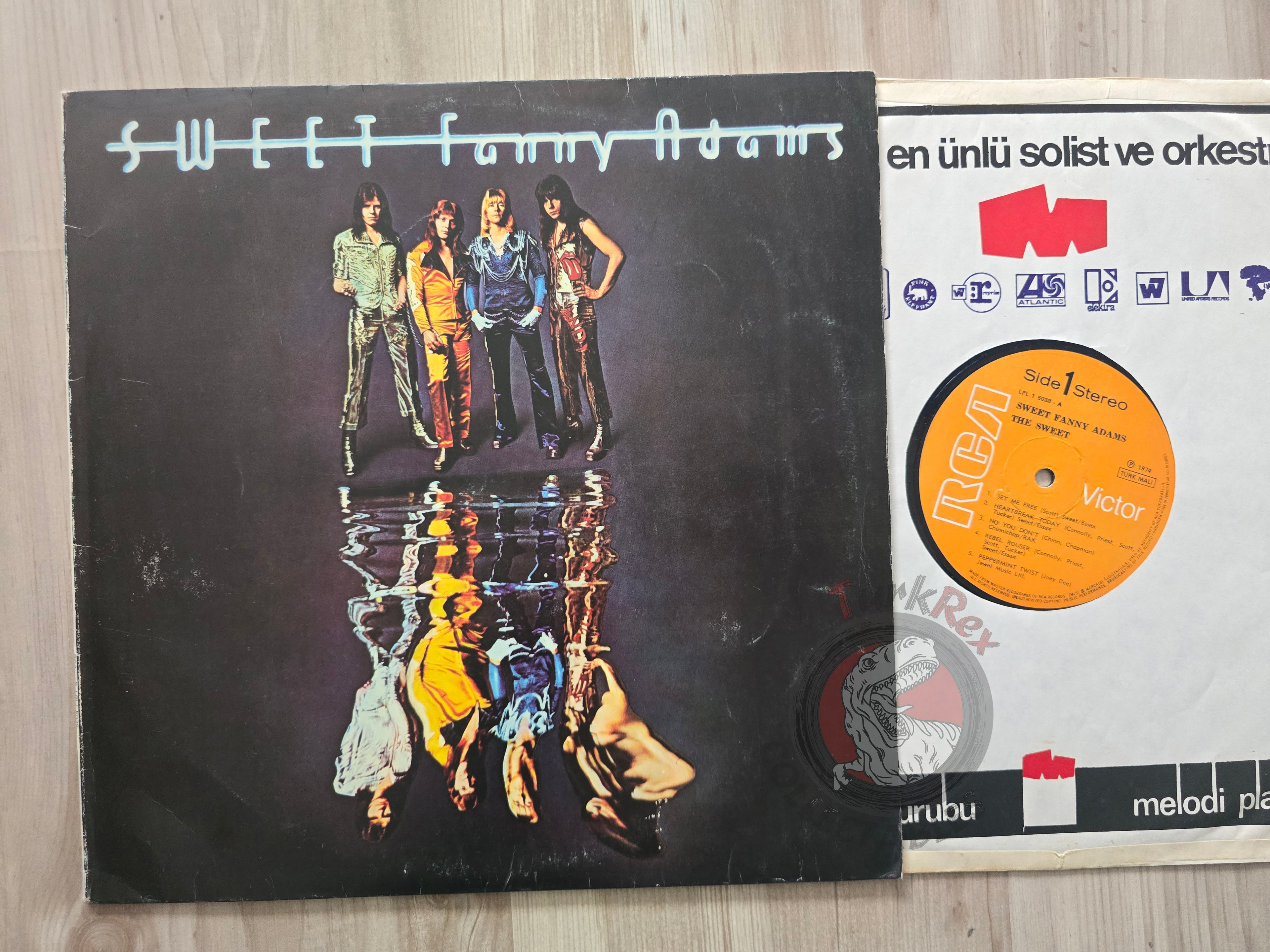 The Sweet – Sweet Fanny Adams Turkish Pressing Vinyl Turkey Edition