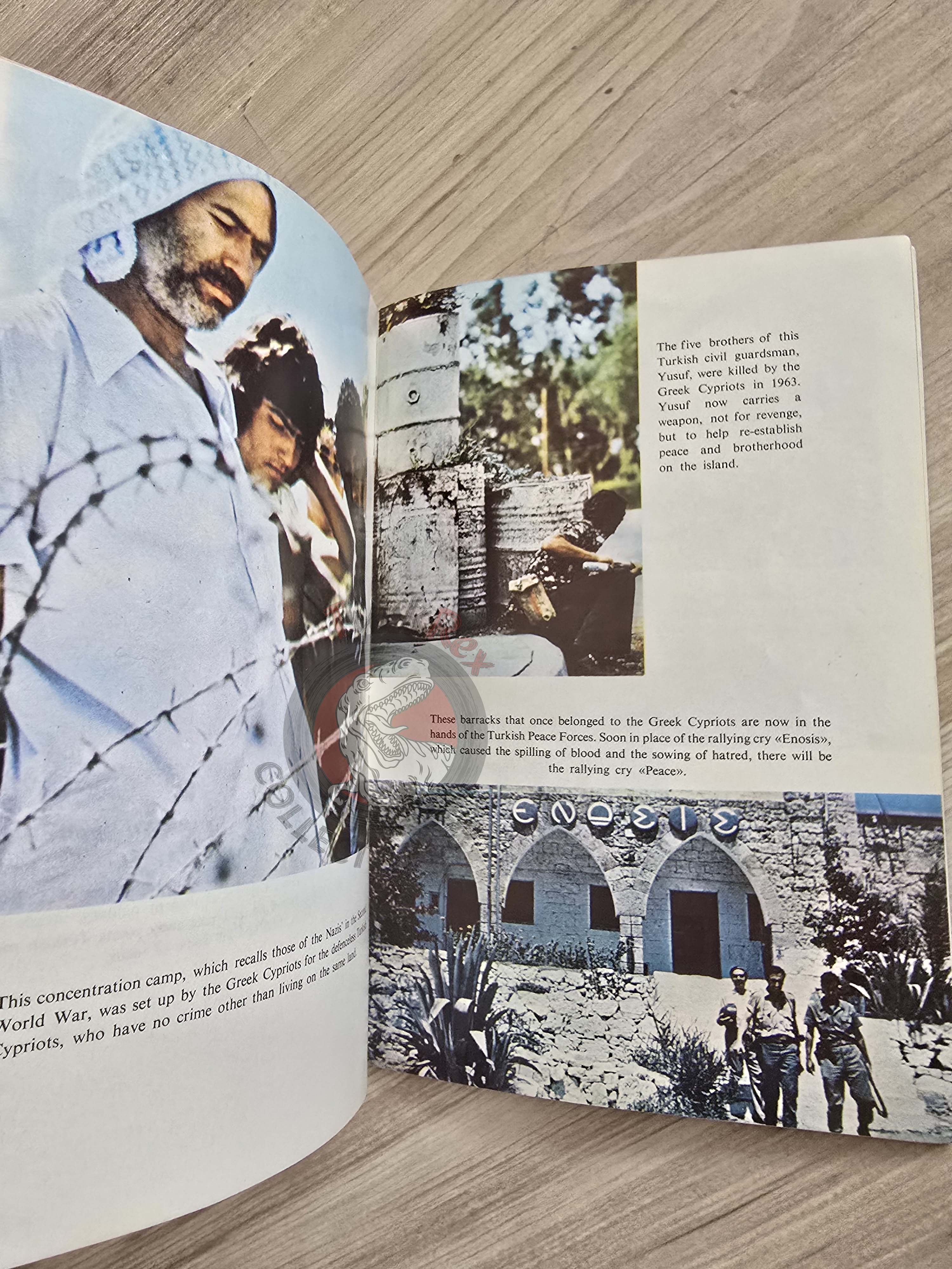 To Cyprus for Peace 1974 1st English Book Turkish Cypriot