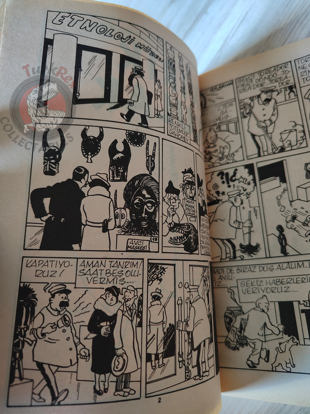 Tintin –  The Broken Ear mid 1980s Turkish Edition Comic Turkey 2
