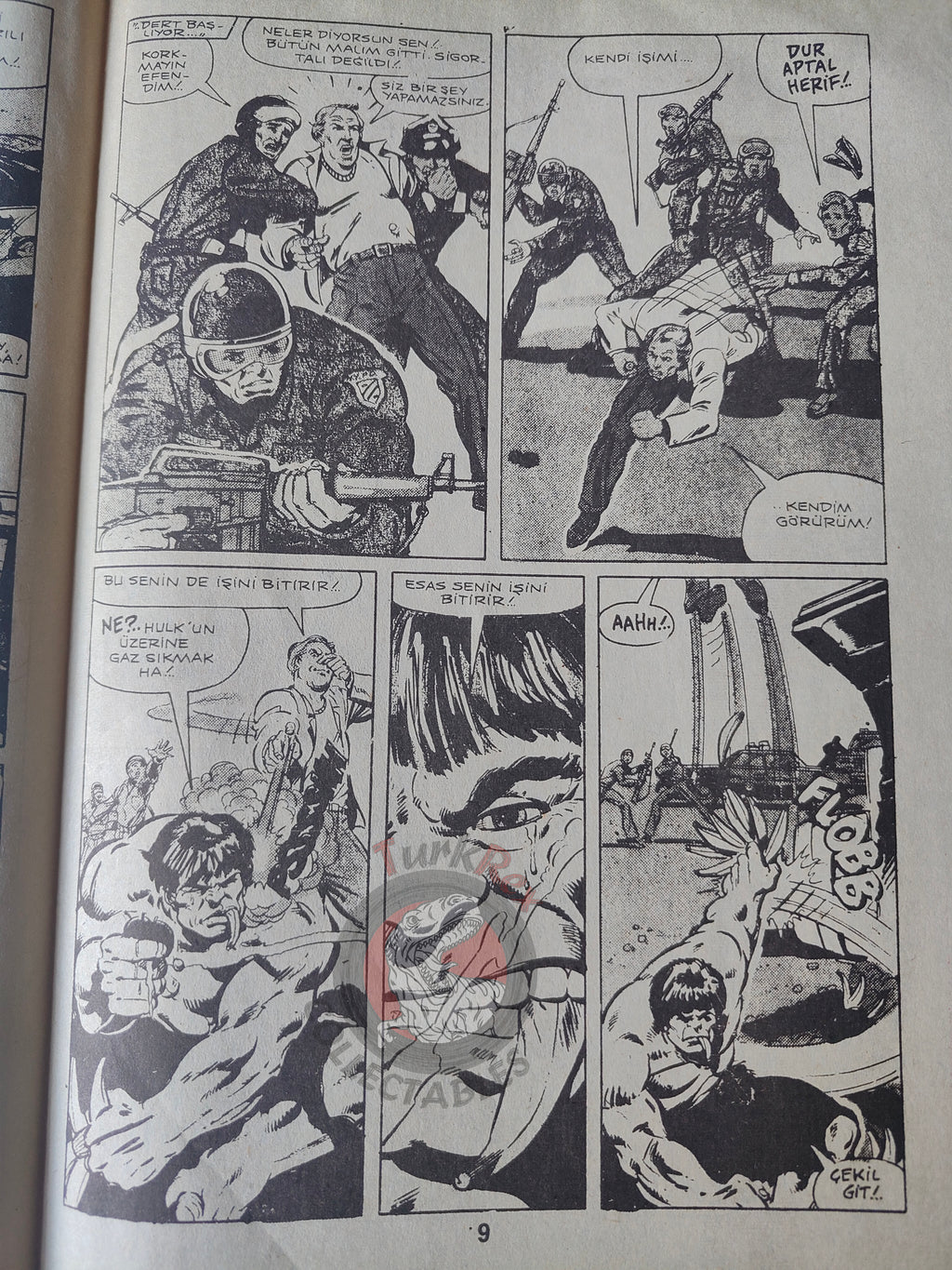 Iron Man #3 Demir Adam 1989 Turkish Comic Turkey #130 #131 Newspaper Giveaway