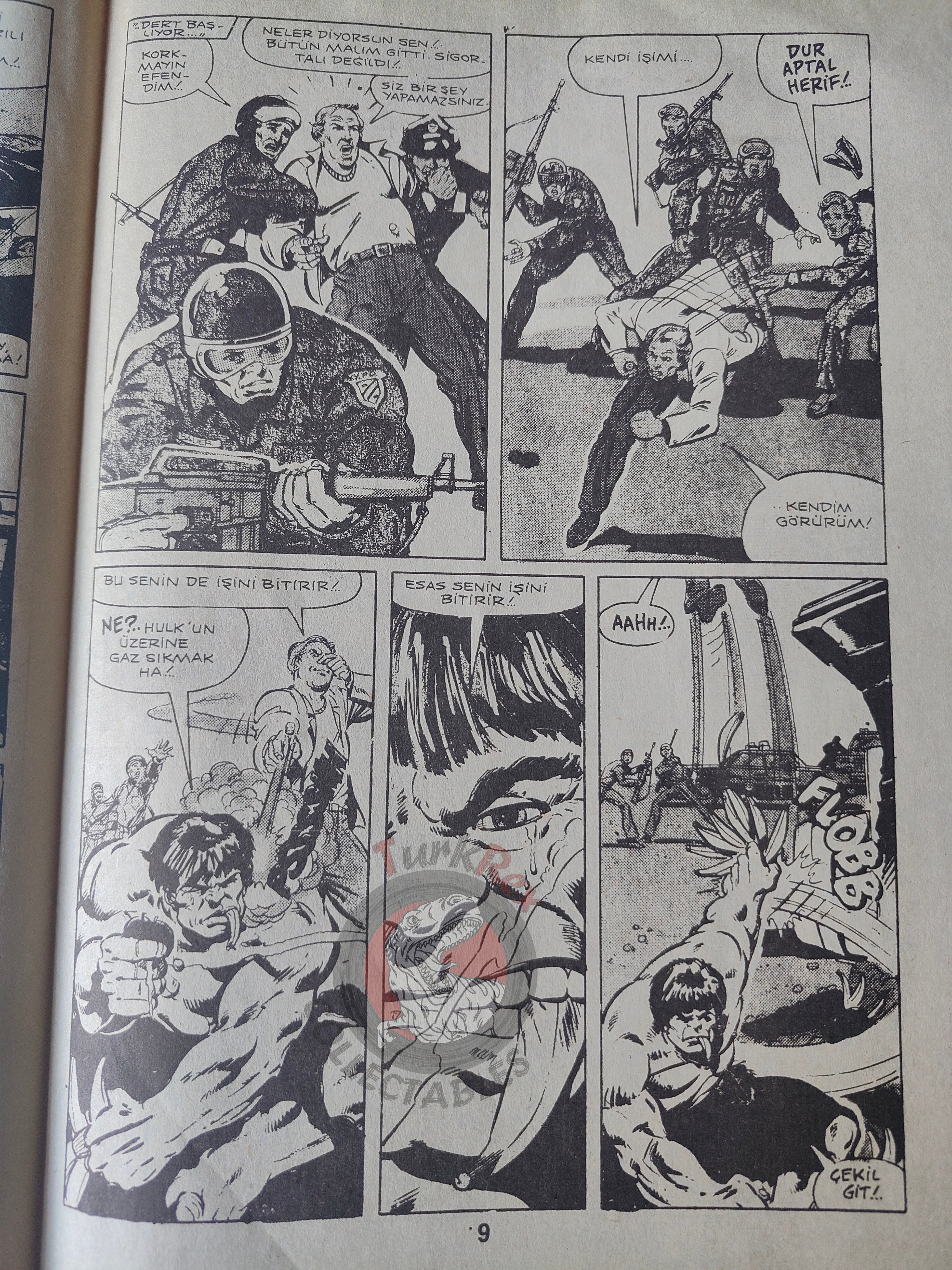 Iron Man #3 Demir Adam 1989 Turkish Comic Turkey #130 #131 Newspaper Giveaway