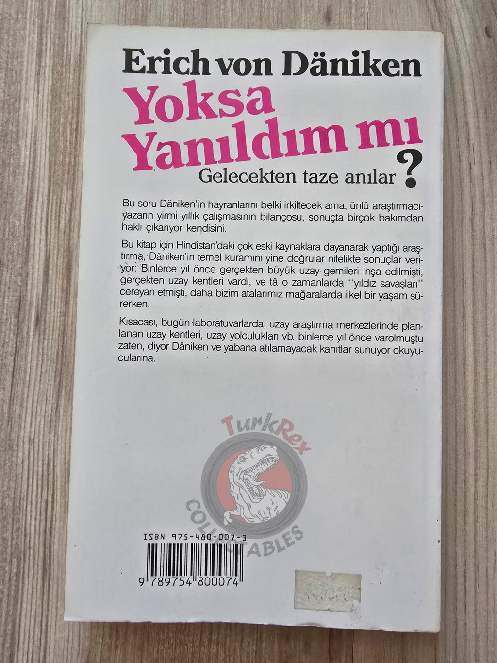 Erich von Däniken – Habe Ich Mich Geirrt? 1994 Turkish Book Turkey Ufology