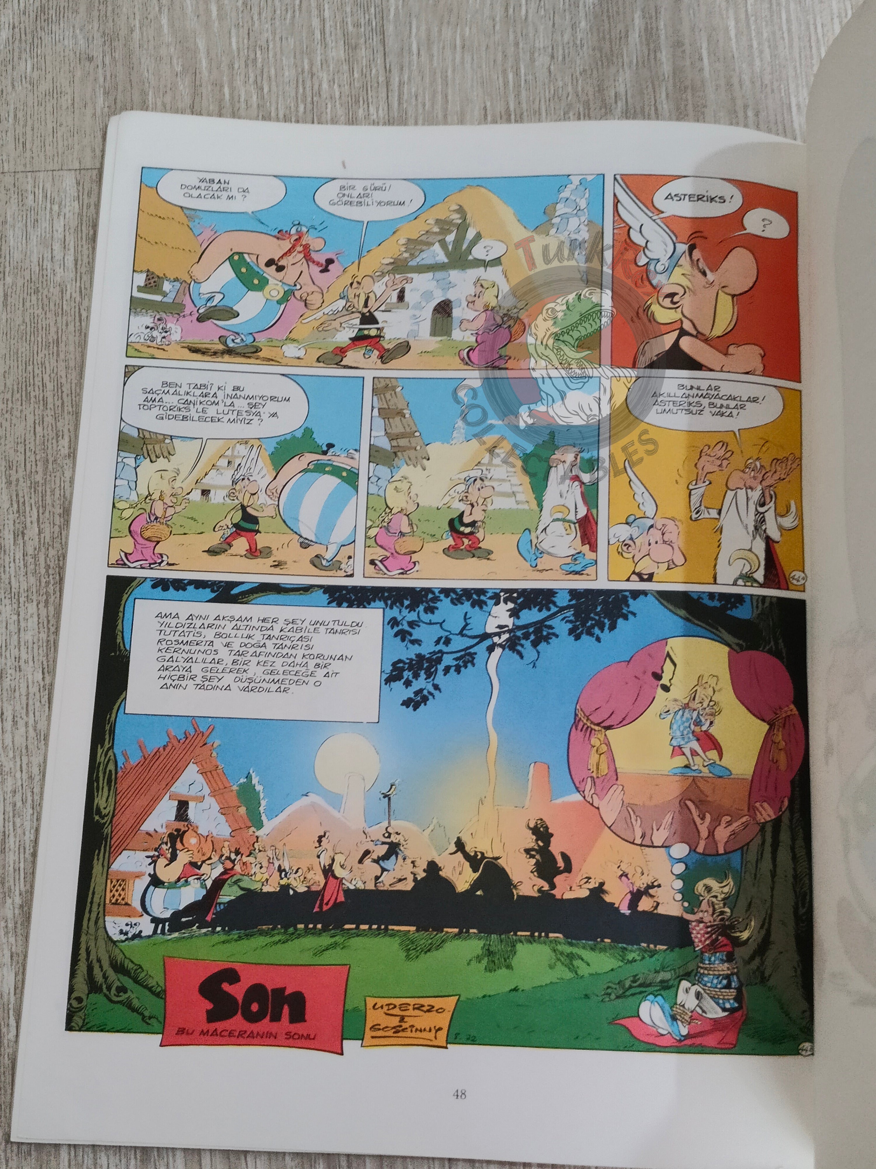 Asterix – Asterix and the Soothsayer 1997 Turkish Edition Comic Turkey