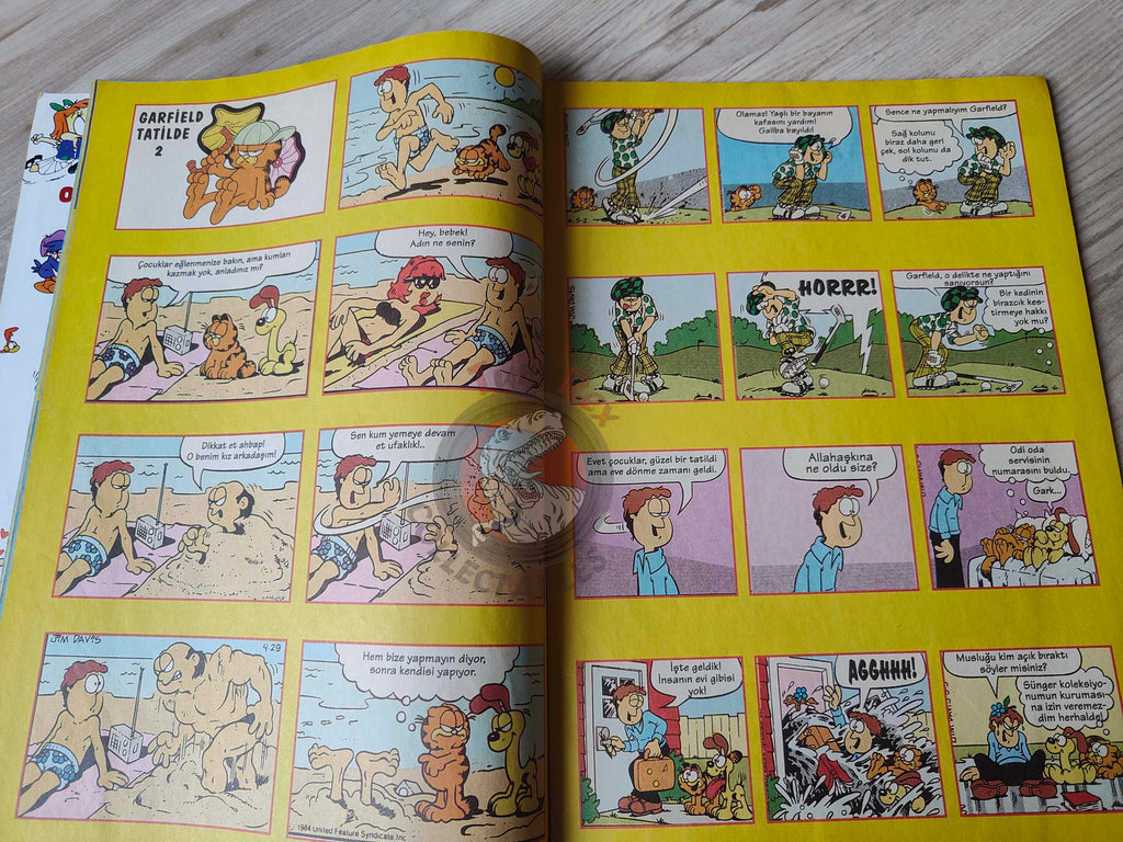 Garfield #3 1996 Turkish Magazine Comic Turkey