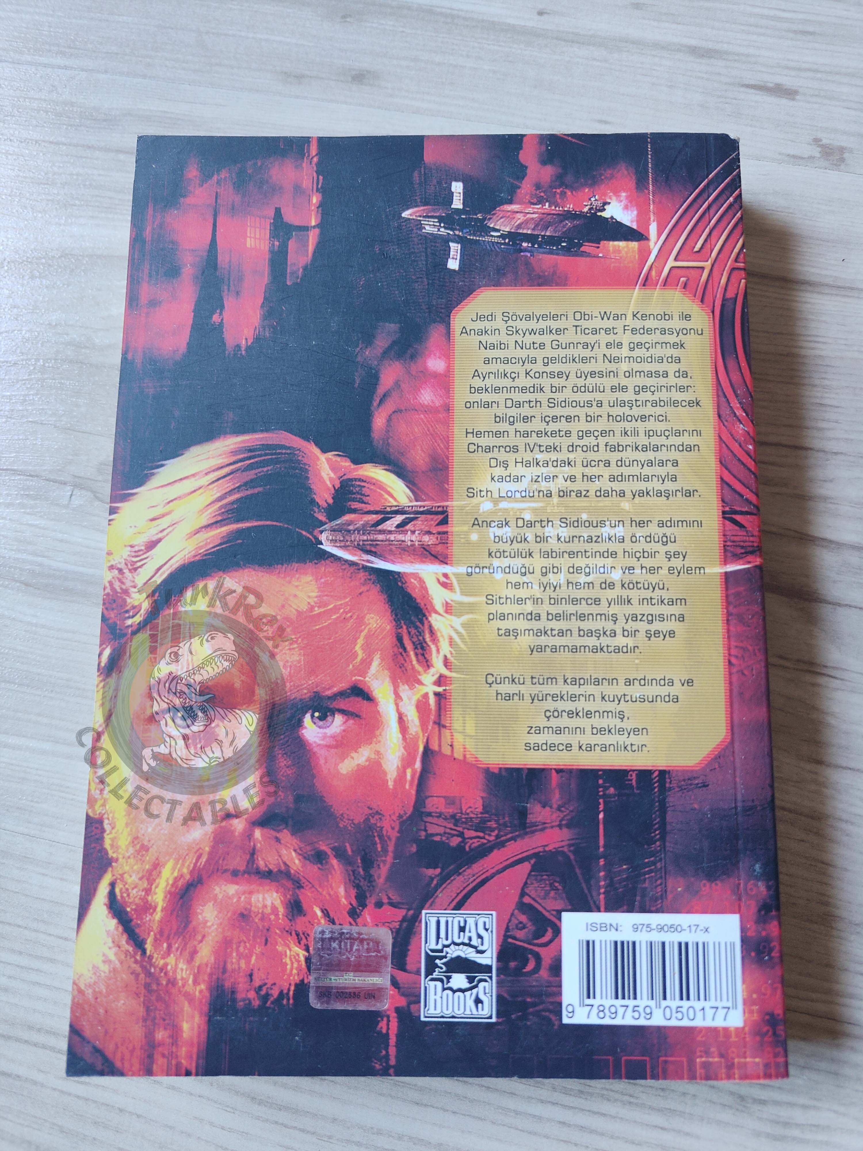James Luceno – Star Wars: Labyrinth of Evil 2005 1st Turkish Book Turkey